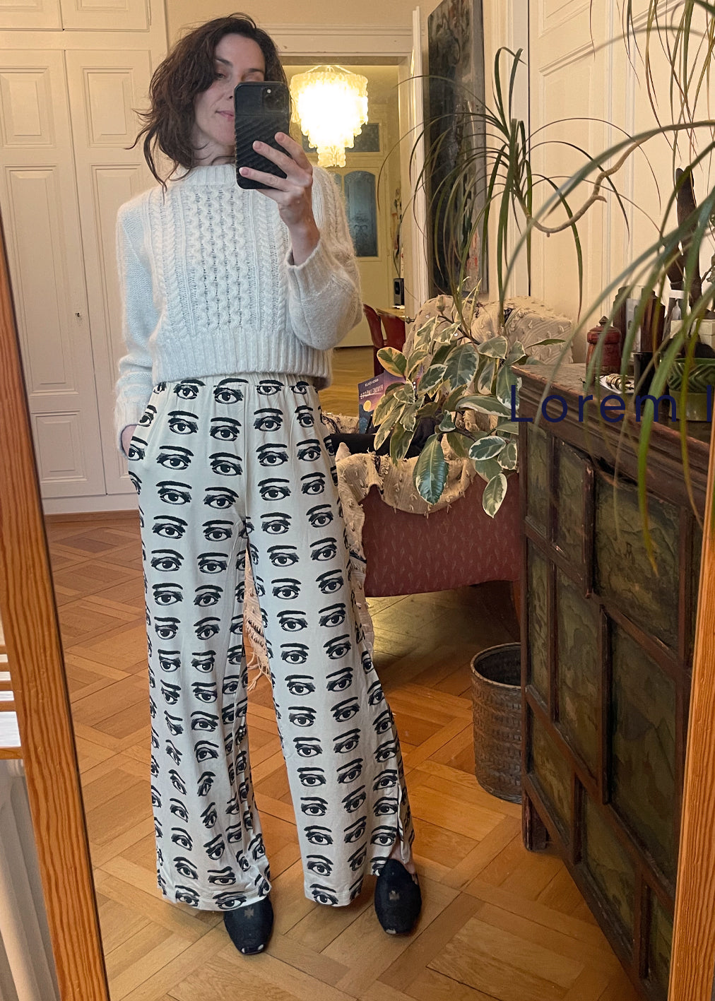 Pantalon beige Milan All Eyes en lyocell de Komana