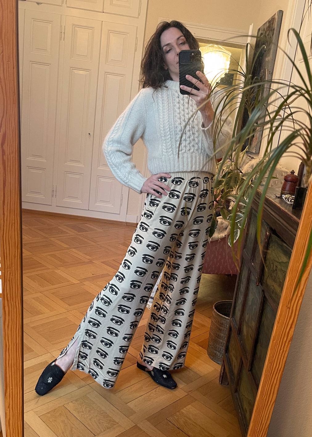 Pantalon beige Milan All Eyes en lyocell de Komana