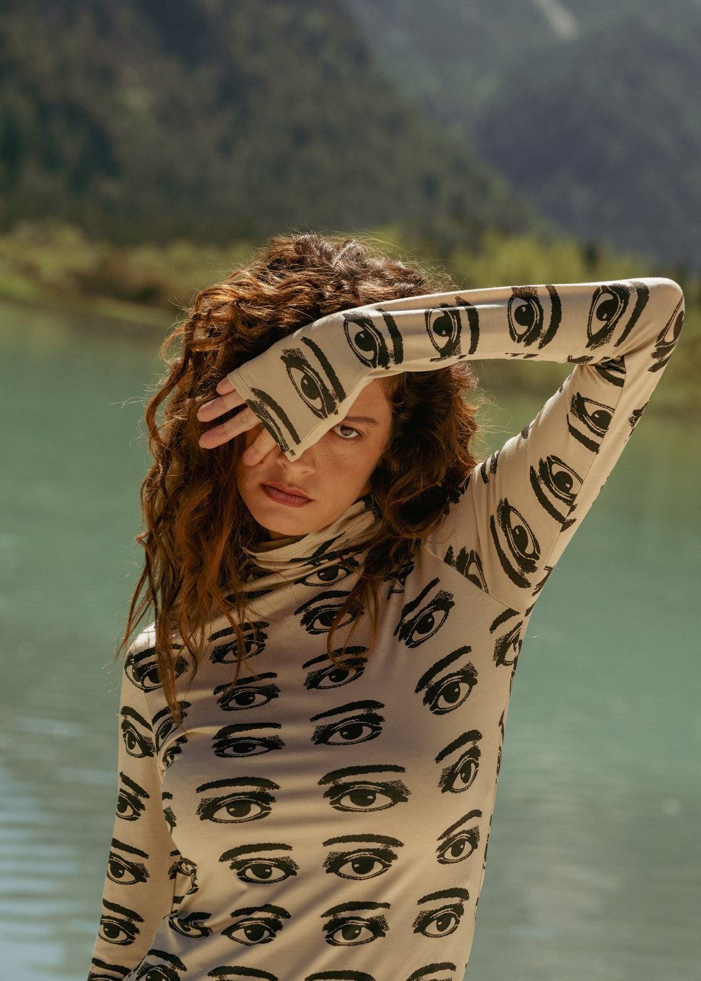 Lyocell Spock Top All Eyes von Komana