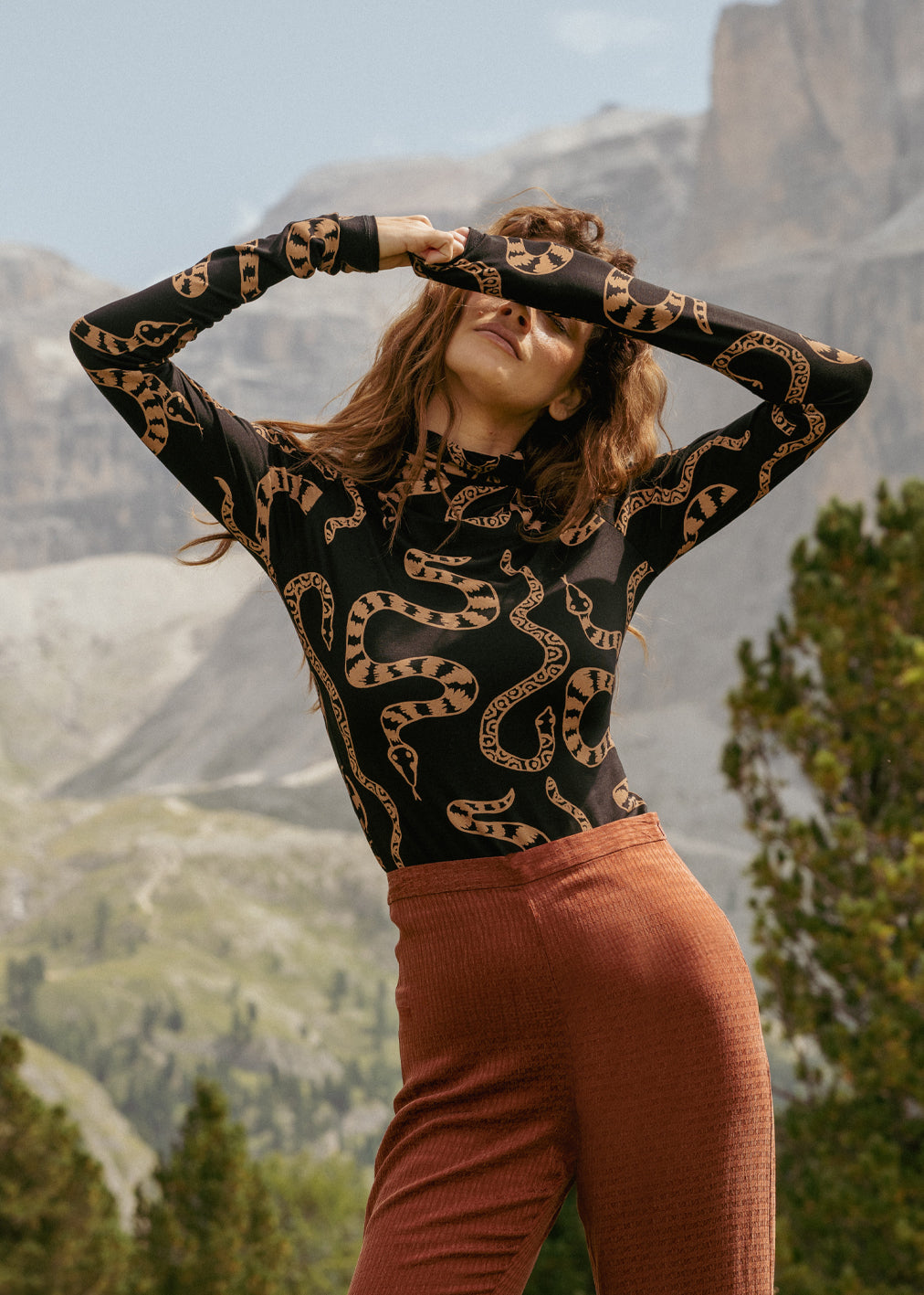 Lyocell Spock Top Medusa par Komana