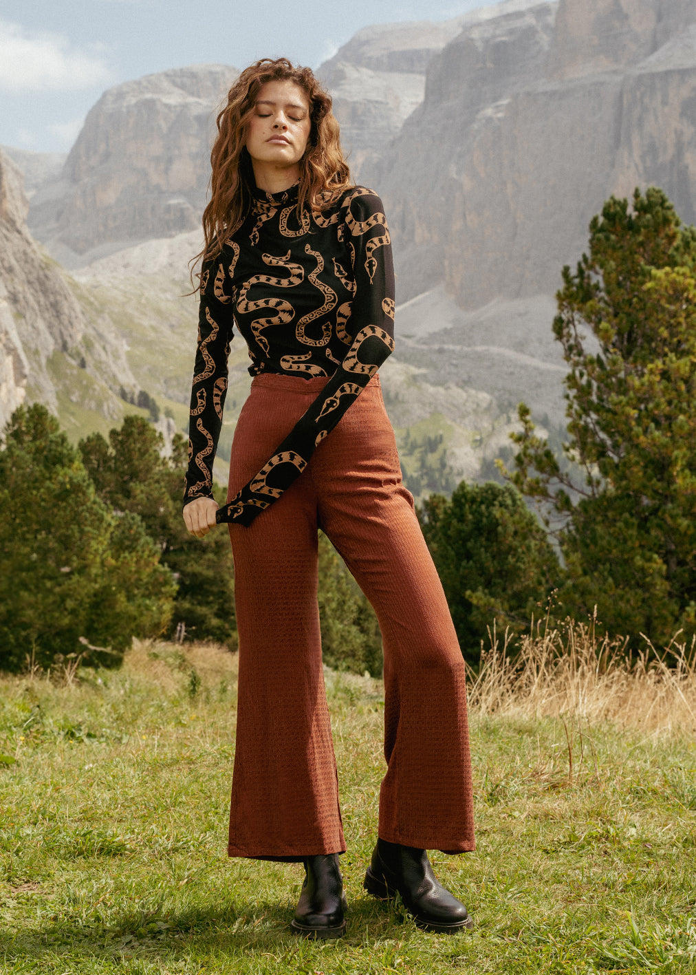 Lyocell Spock Top Medusa von Komana