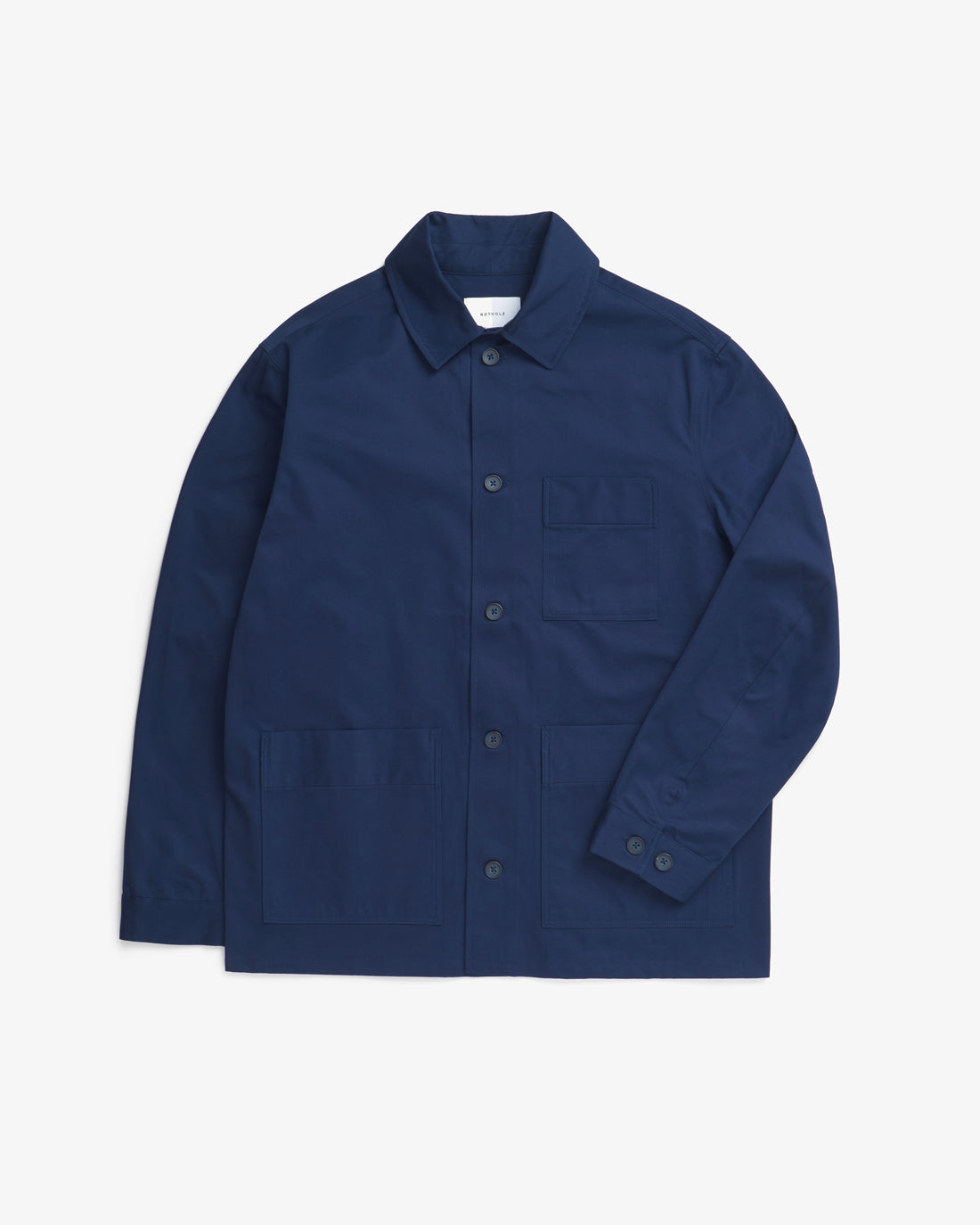 Dark blue workwear jacket made of organic cotton from Rotholz