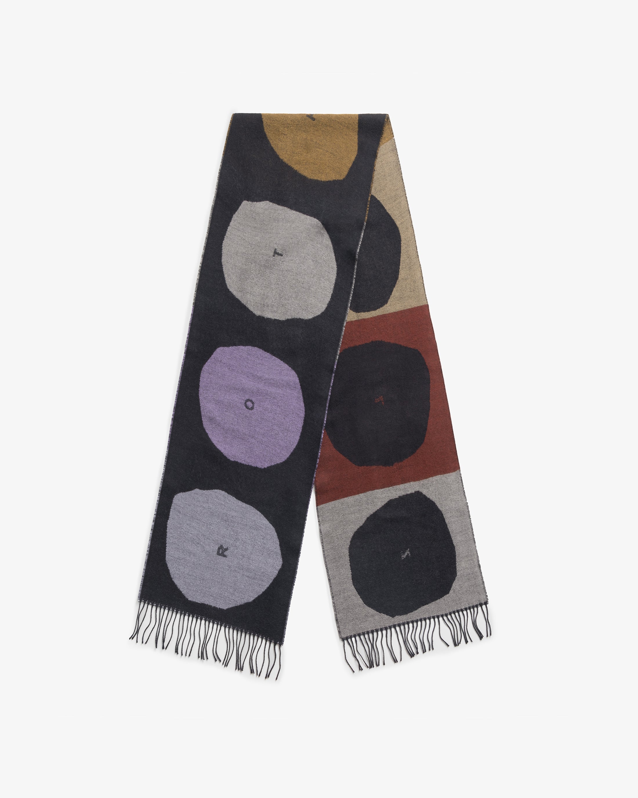 Schal Earth Bubbles aus Merinowolle von Rotholz