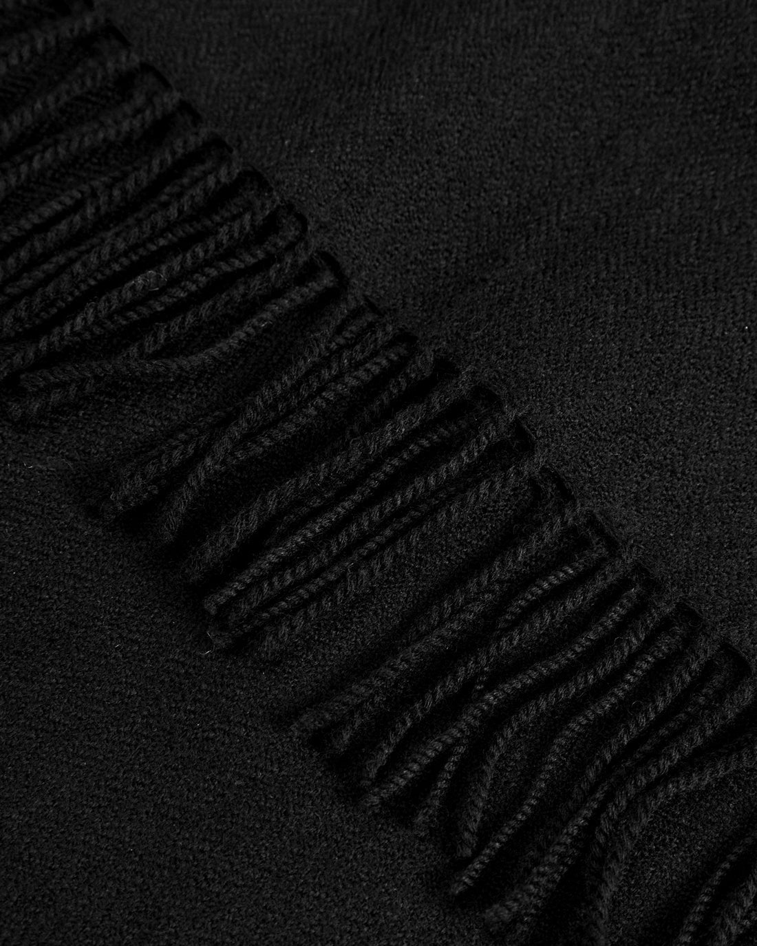 Webschal Merinowolle - Schwarz von Rotholz