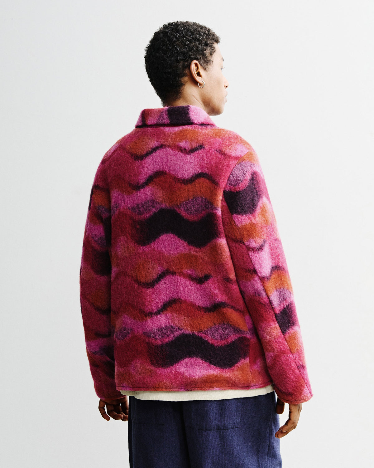 Workwear Jacke Wollmischung - Wavy Pink von Rotholz