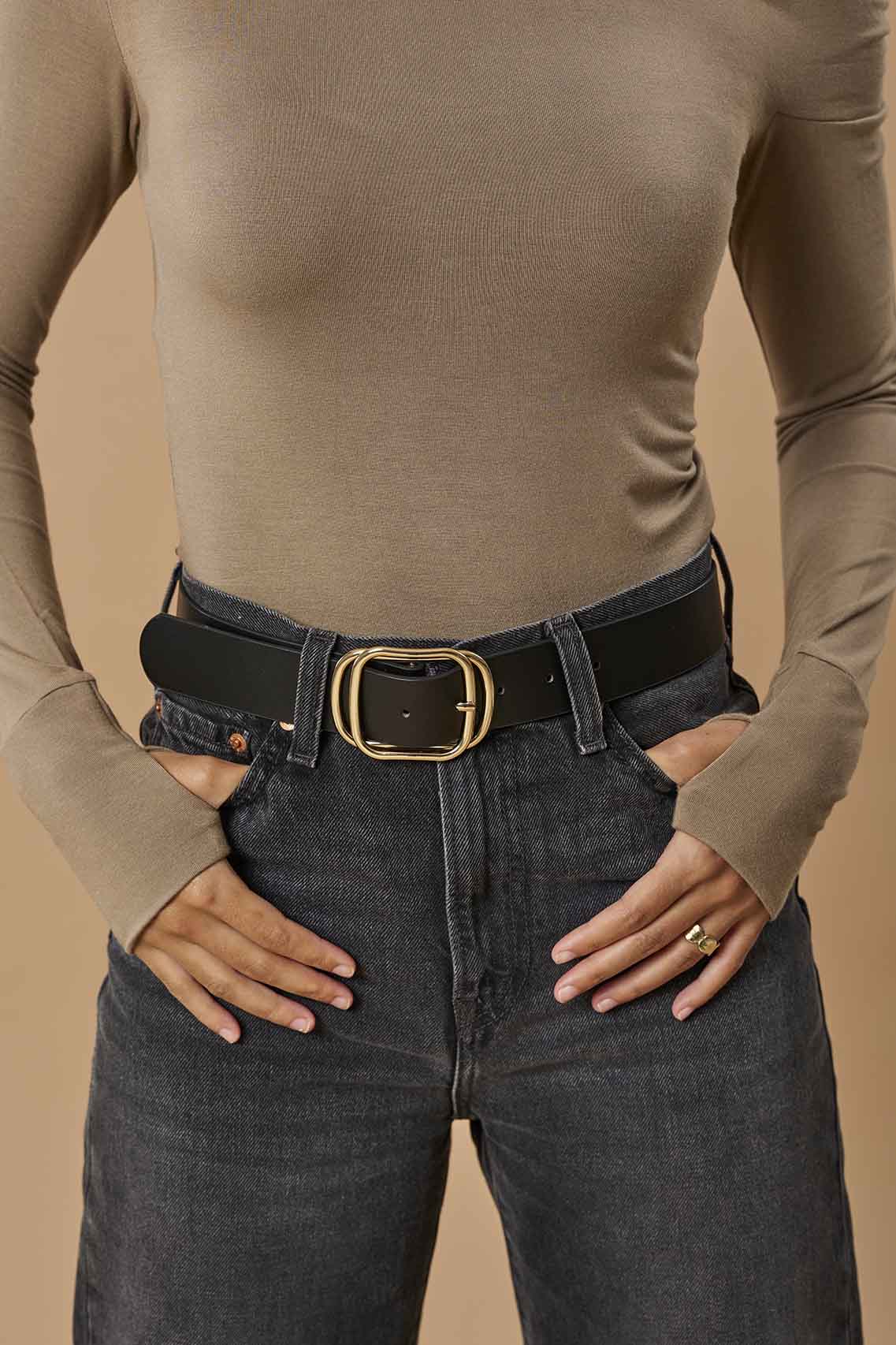 Asymmetrical Longsleeve Micro Modal – Taupe Brown von Sarah Soleigh