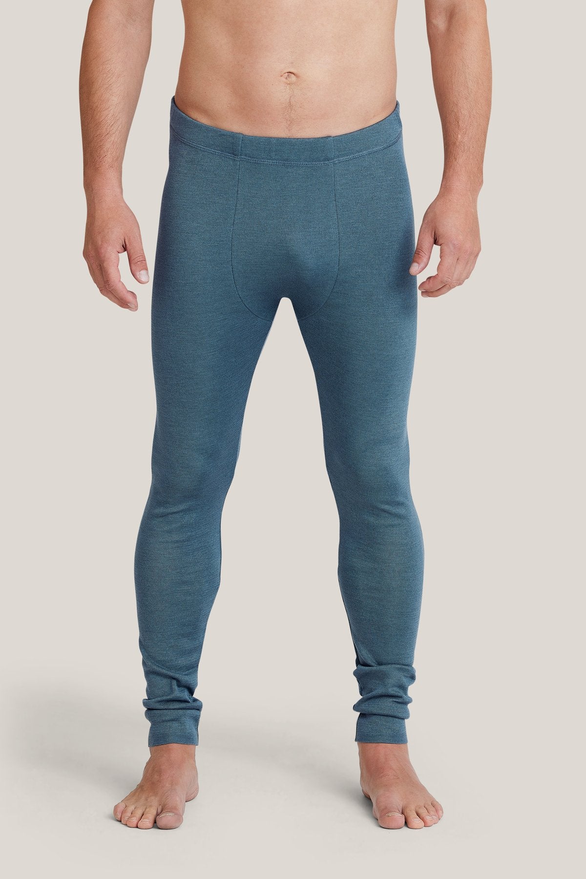 Gray-blue Axel leggings made of Merino &amp; Tencel from Tidløs