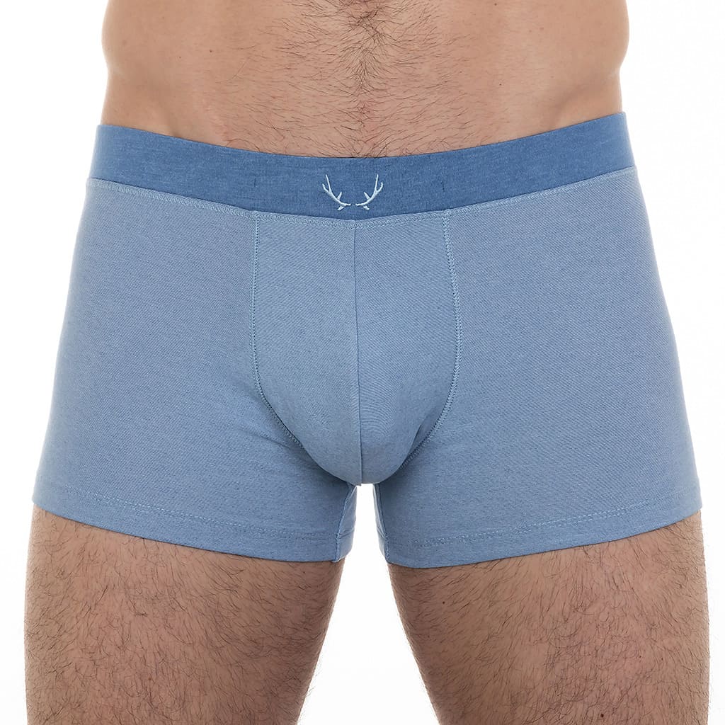 Boxer homme bleu azur en Tencel - BLUEBUCK