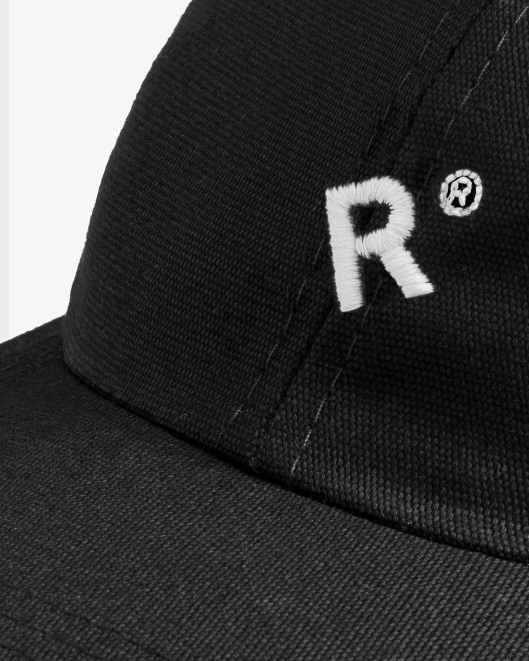 Schwarze Cap Classic aus Bio-Baumwolle von Rotholz /Classic Cap Bio Baumwolle - Schwarz