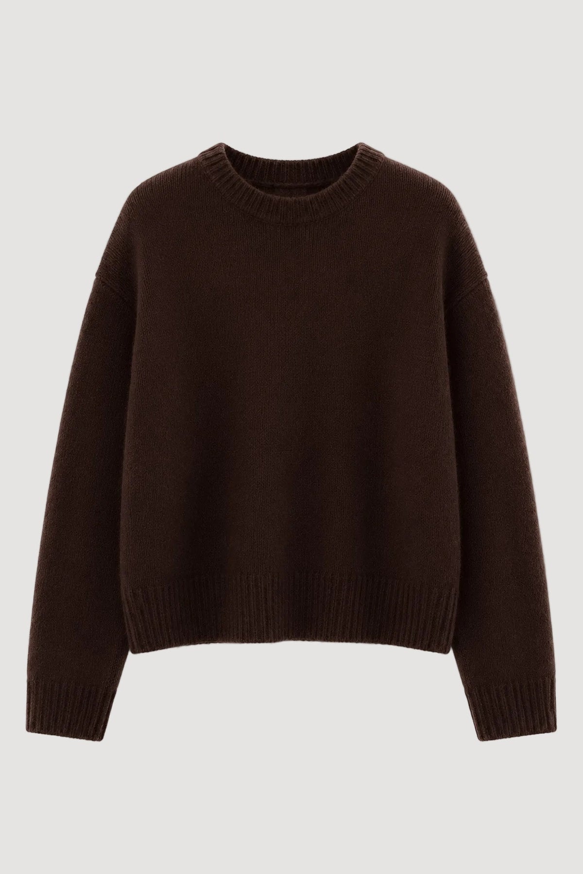 Brauner Strickpullover aus Kaschmir von Pura Clothing