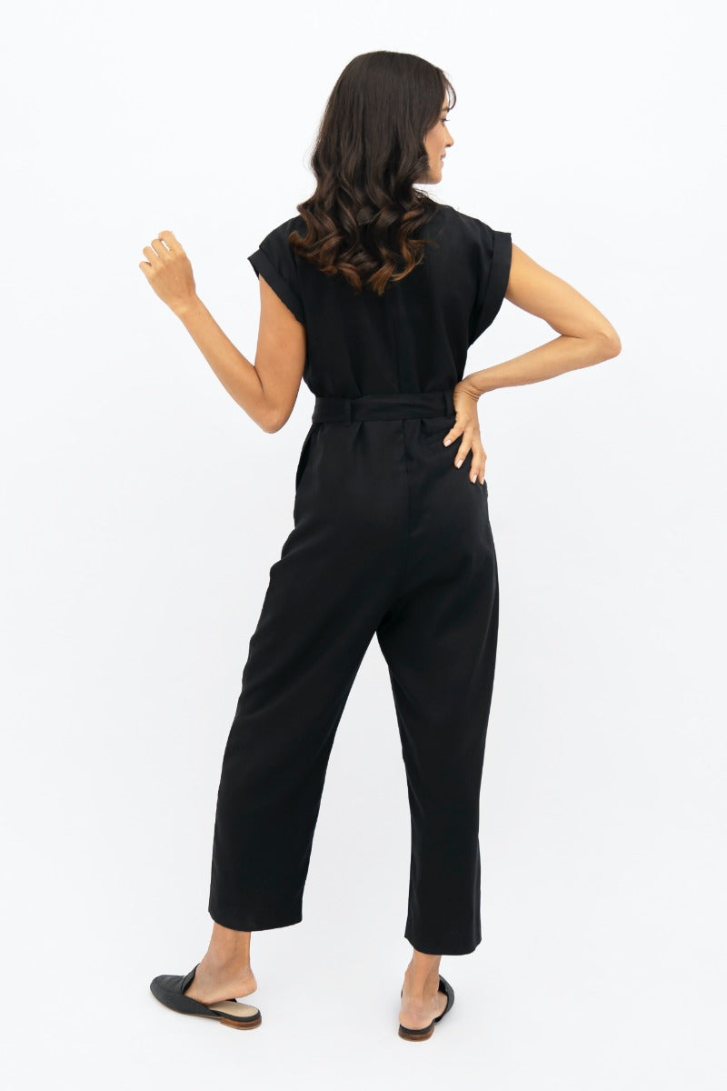 Black overall Dakar DSS made of 100% Tencel by 1 People