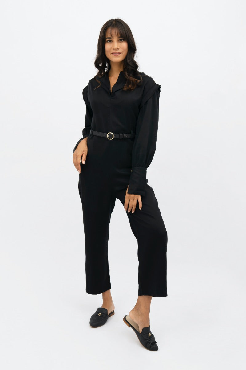 Black overall Dakar DSS made of 100% Tencel by 1 People