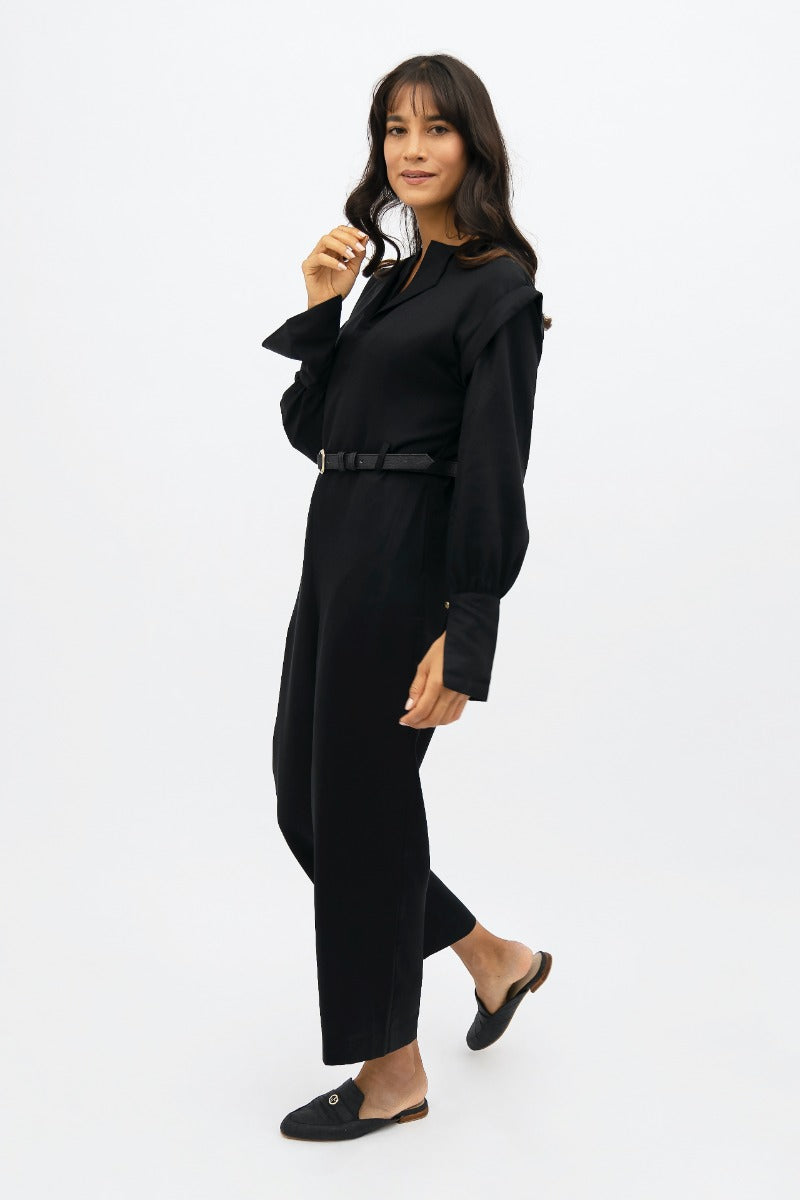 Black overall Dakar DSS made of 100% Tencel by 1 People