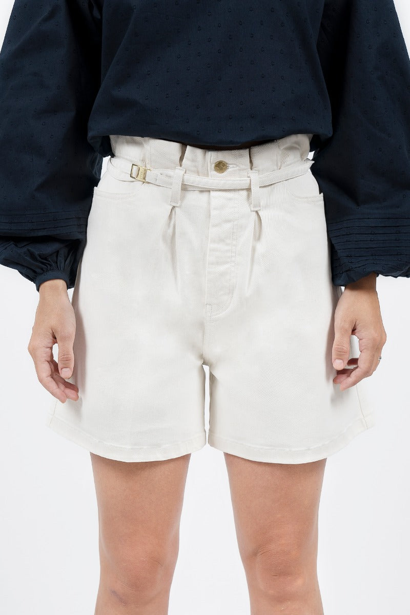 White denim shorts Montana BIL made of cotton by 1 People