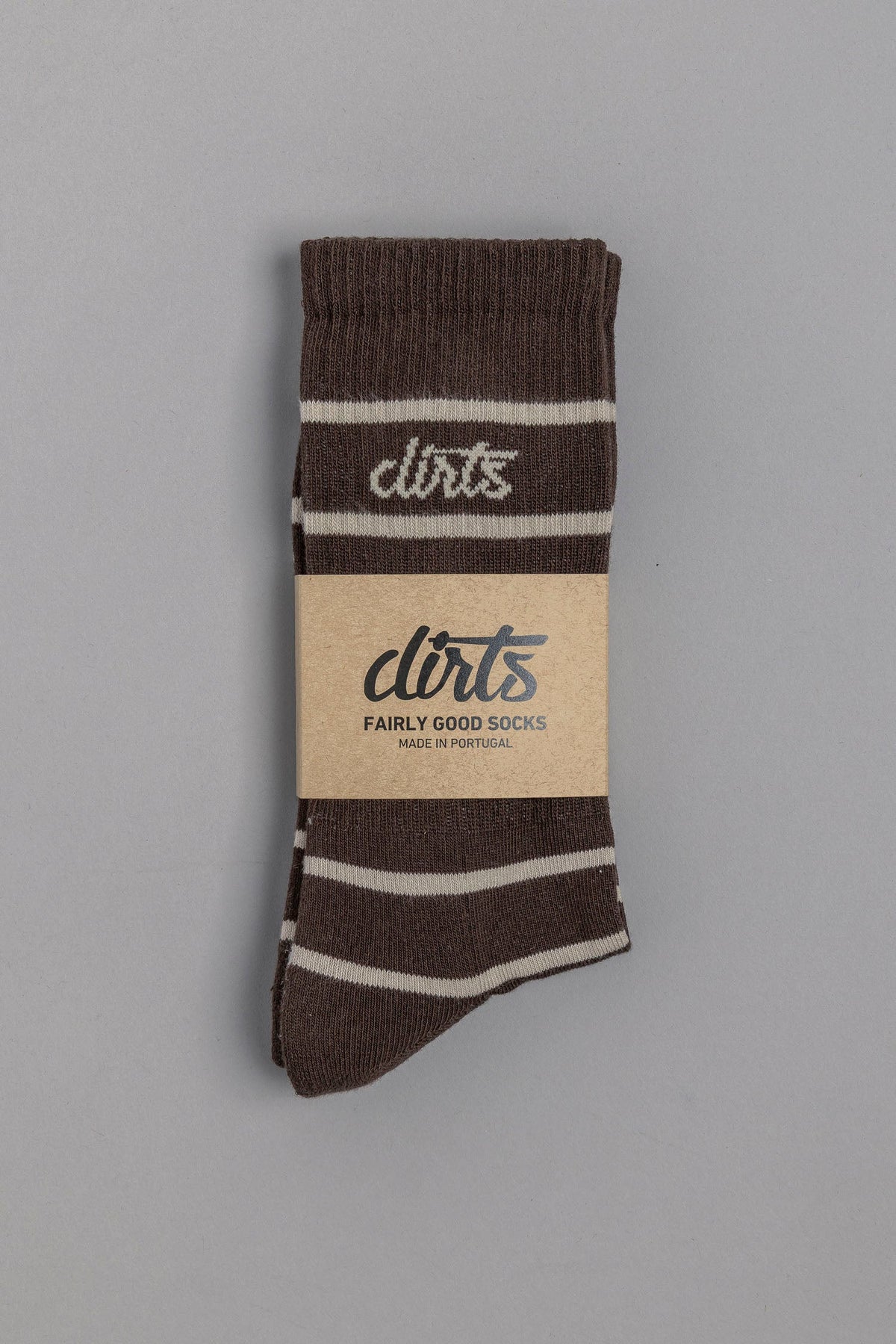 Espresso Socks mit Bio Baumwolle von Dirts