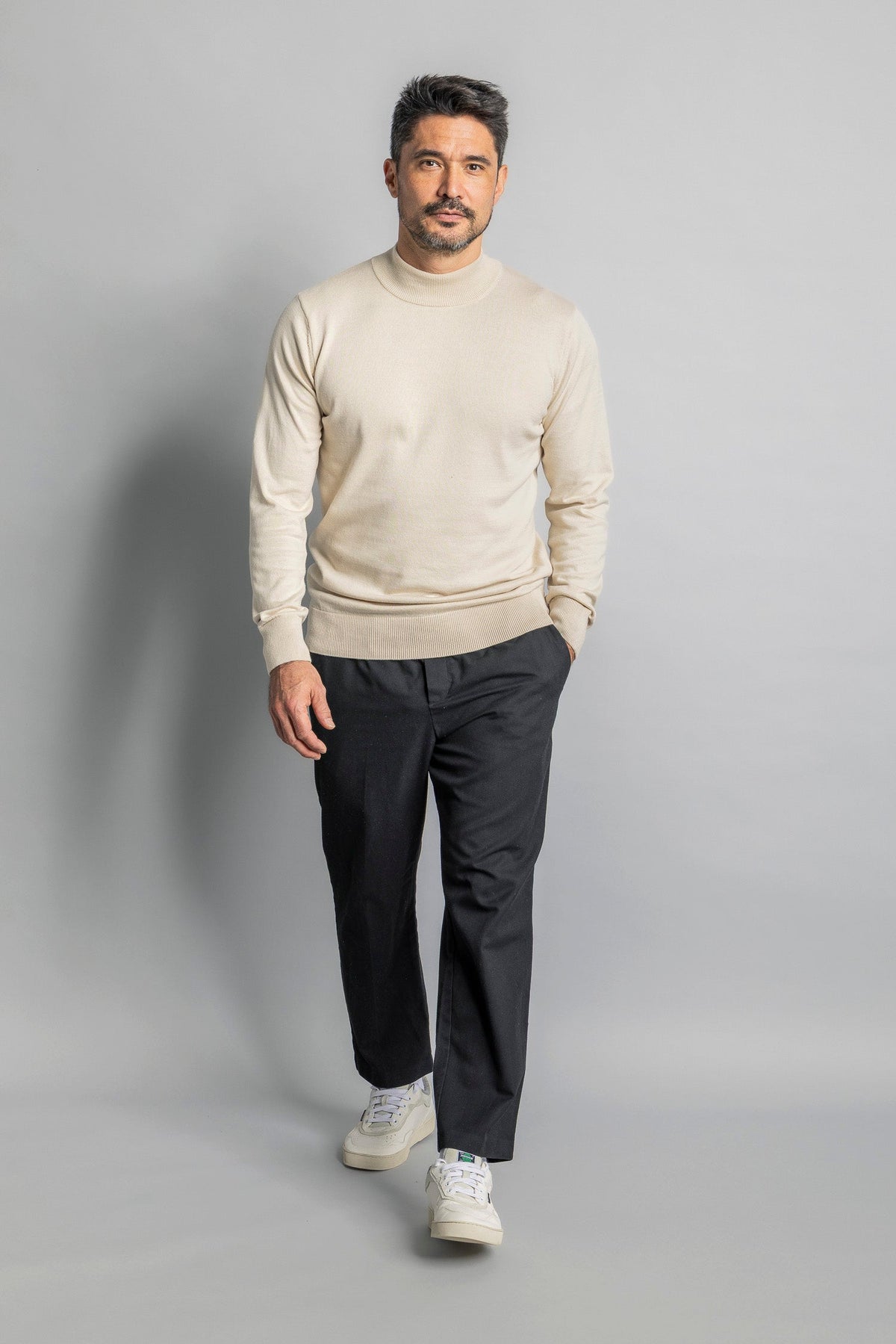 Strick Rollkragenpullover aus 100% Bio-Baumwolle von DIRTS