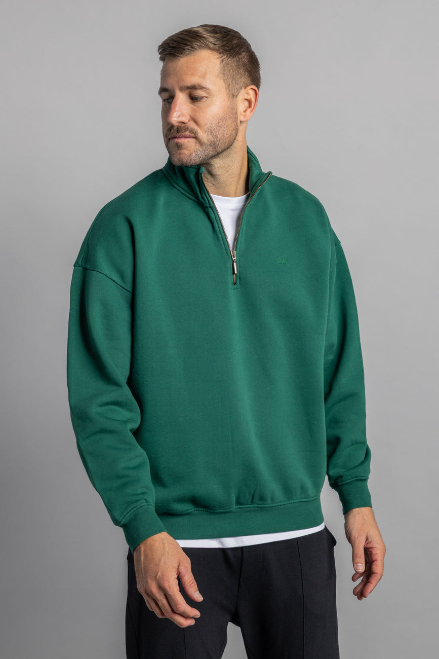 Quarter Zip Sweater Oversized aus Bio Baumwolle von Dirts