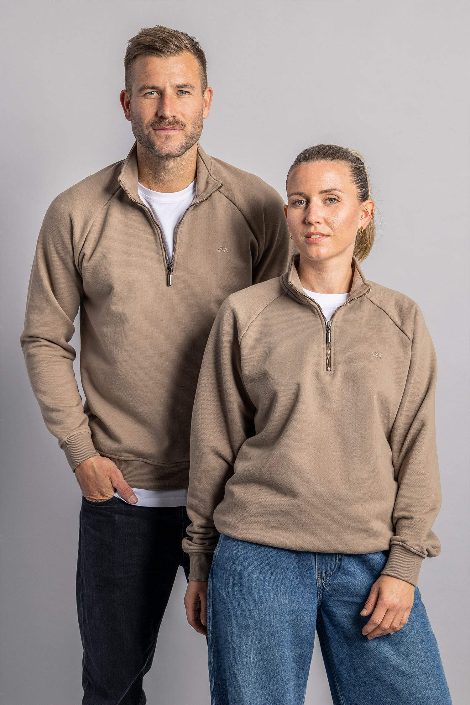 Quarter Zip Raglan aus Bio Baumwolle von Dirts