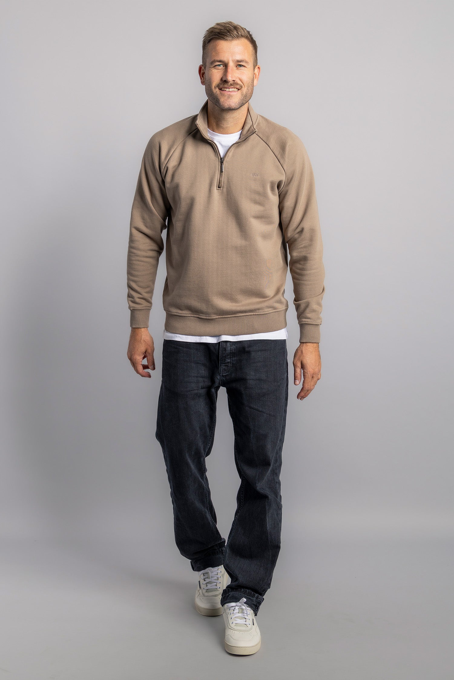 Quarter Zip Raglan aus Bio Baumwolle von Dirts