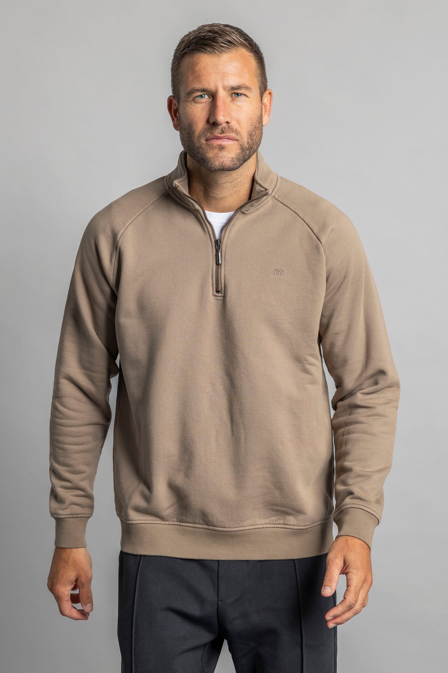 Quarter Zip Raglan aus Bio Baumwolle von Dirts