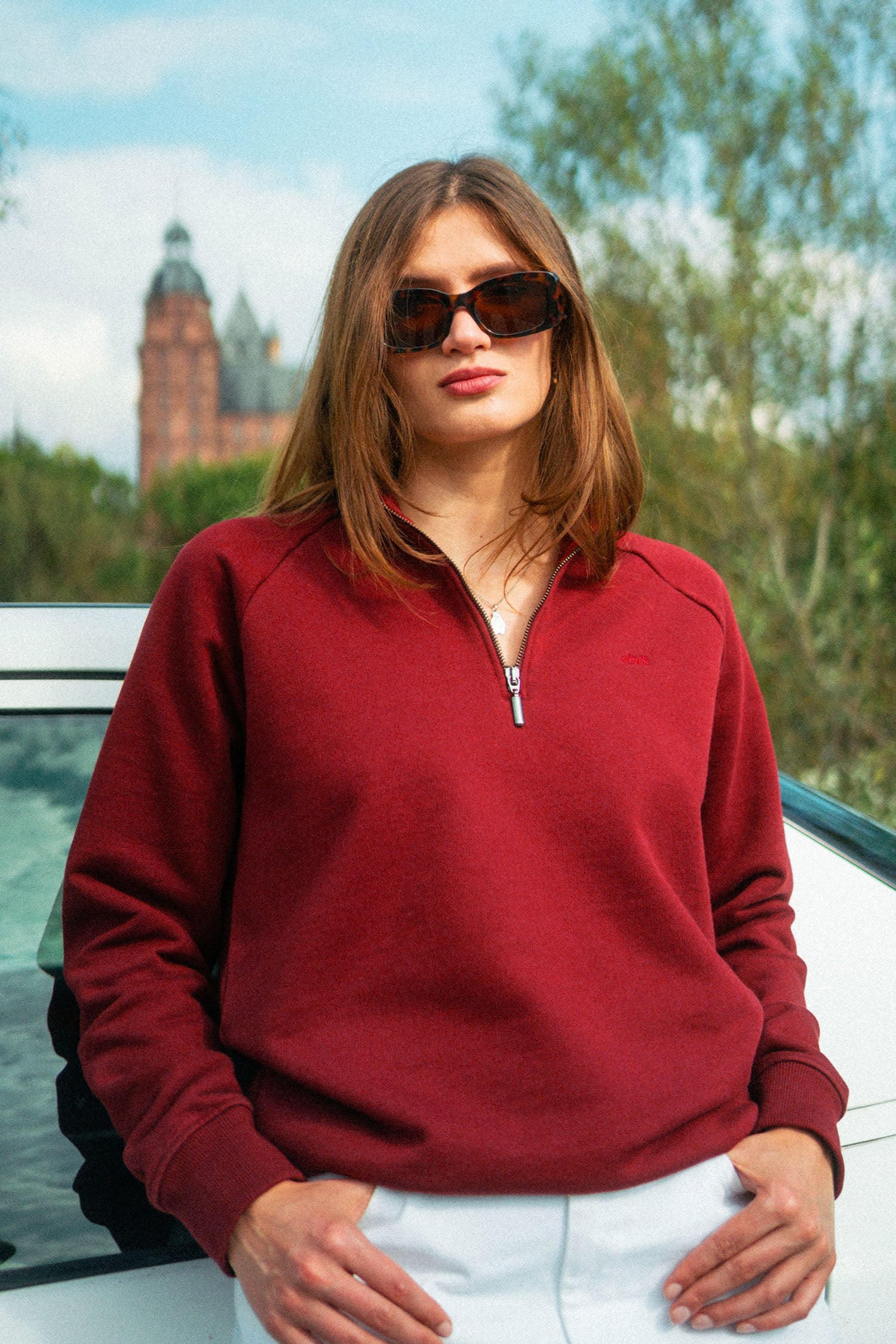 Quarter Zip Raglan aus Bio Baumwolle von Dirts