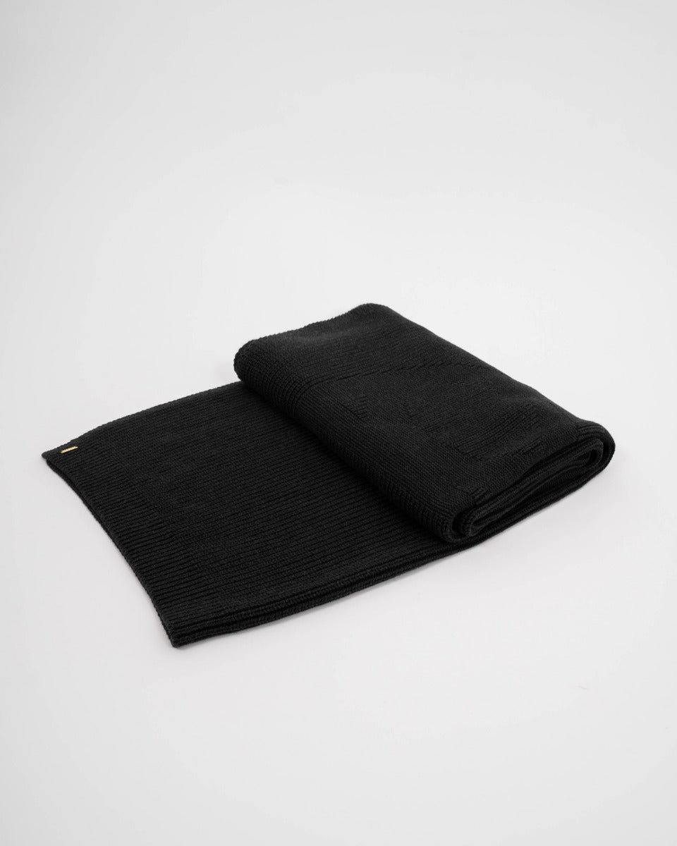 Schwarzer Schal Olden OLA aus 100% Baumwolle von 1 People