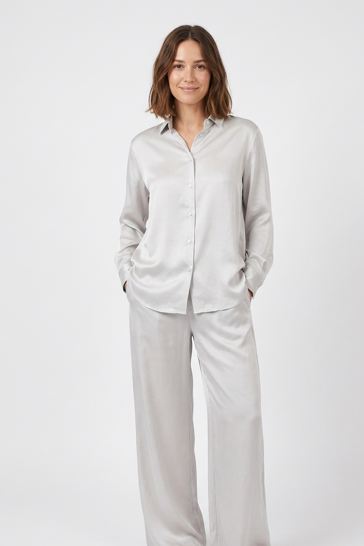 Chemisier blanc PEARL en Tencel de Pura Clothing