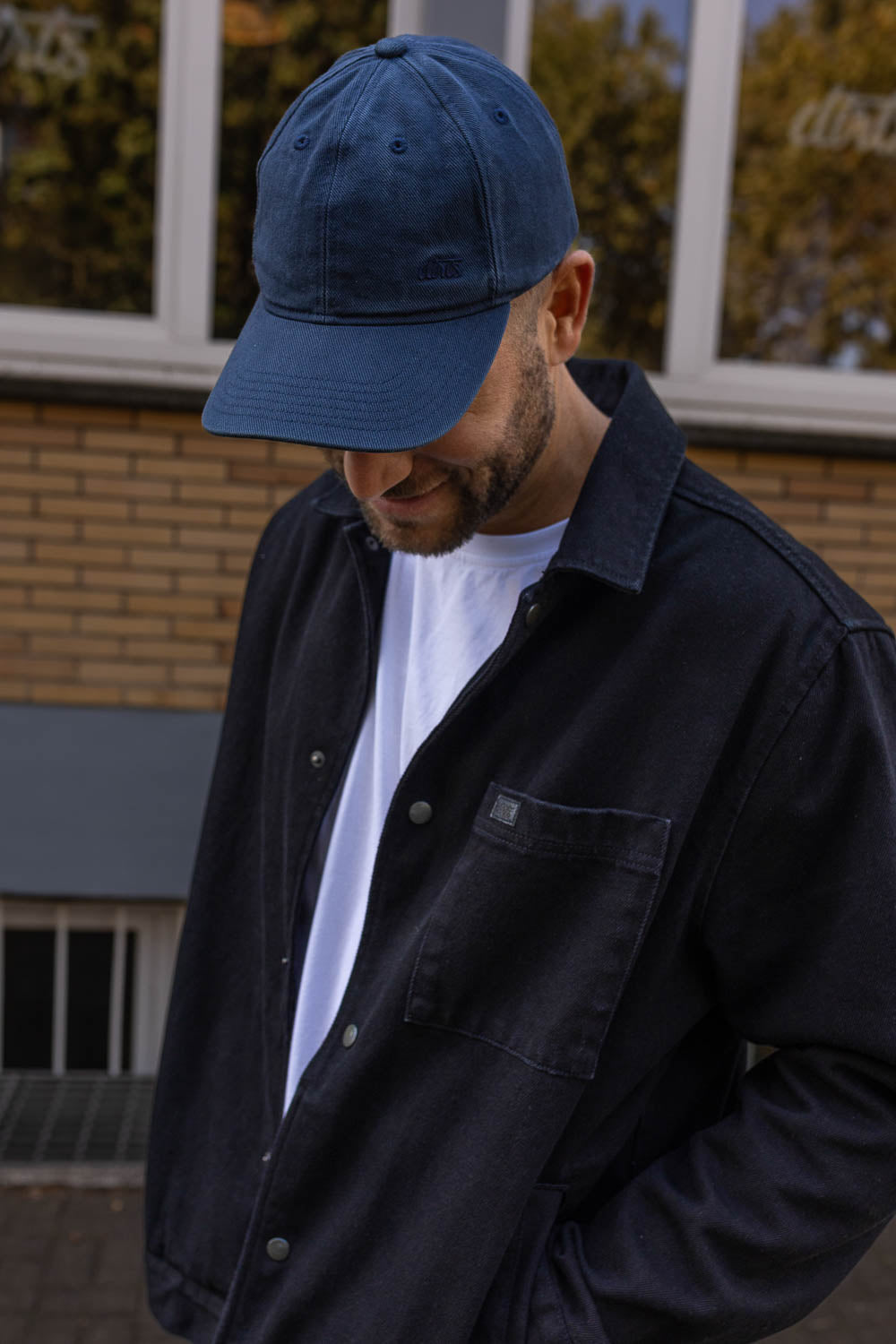Denim Basecap Washed aus Bio Baumwolle von Dirts