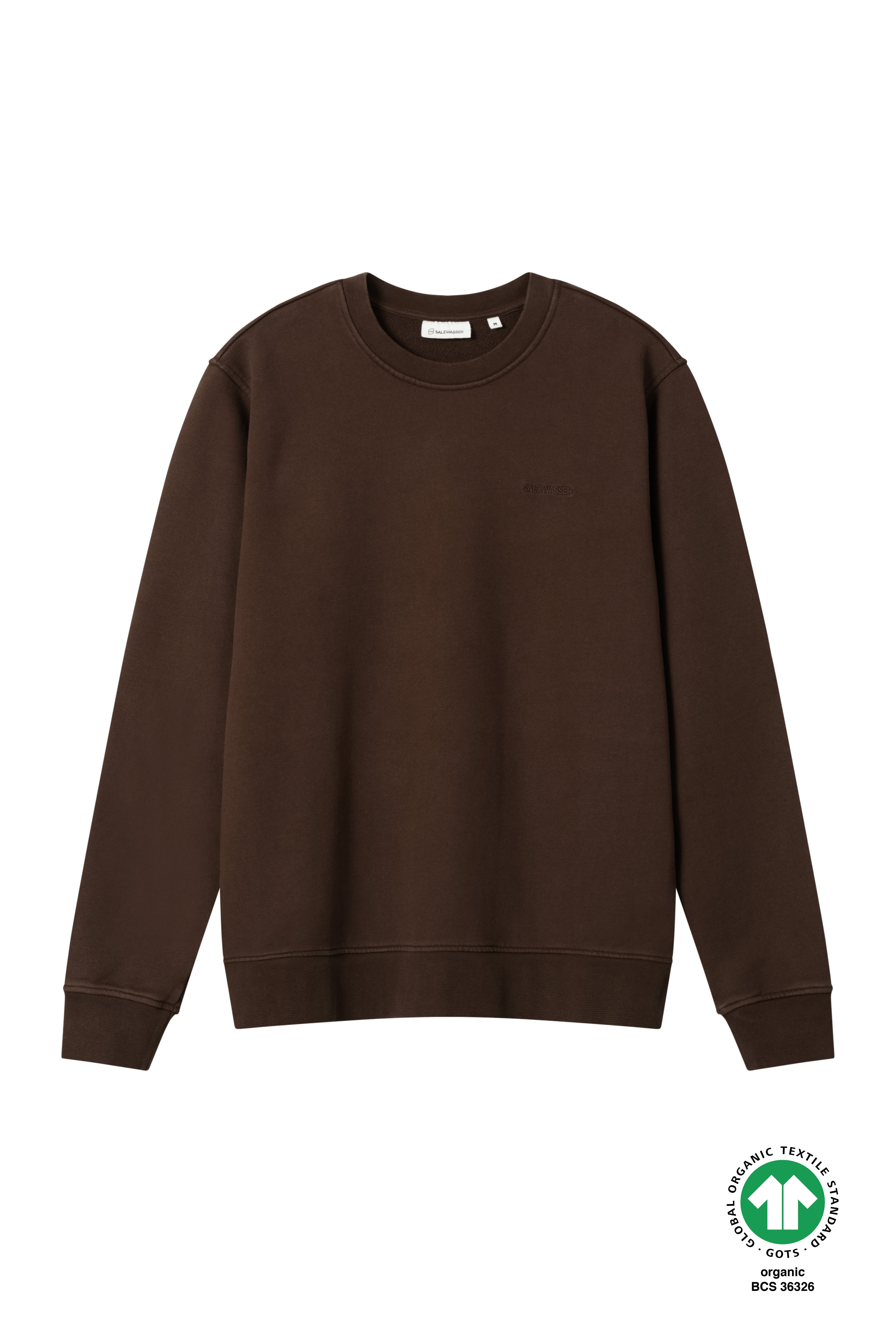 Sweater Fjord Braun aus Bio Baumwolle von Salzwasser