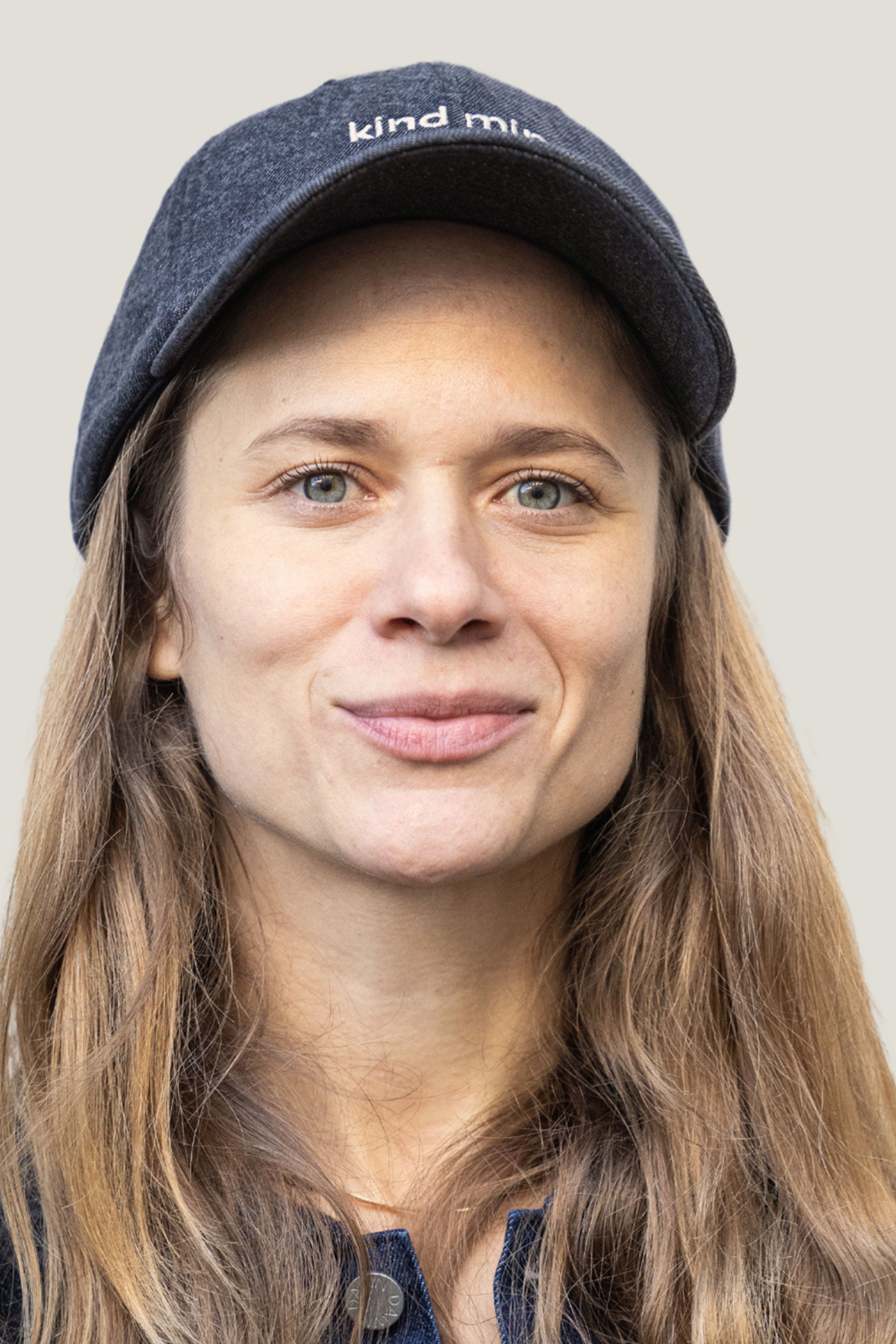 Graues Cap kind mind aus Bio-Baumwolle von Dawn Denim