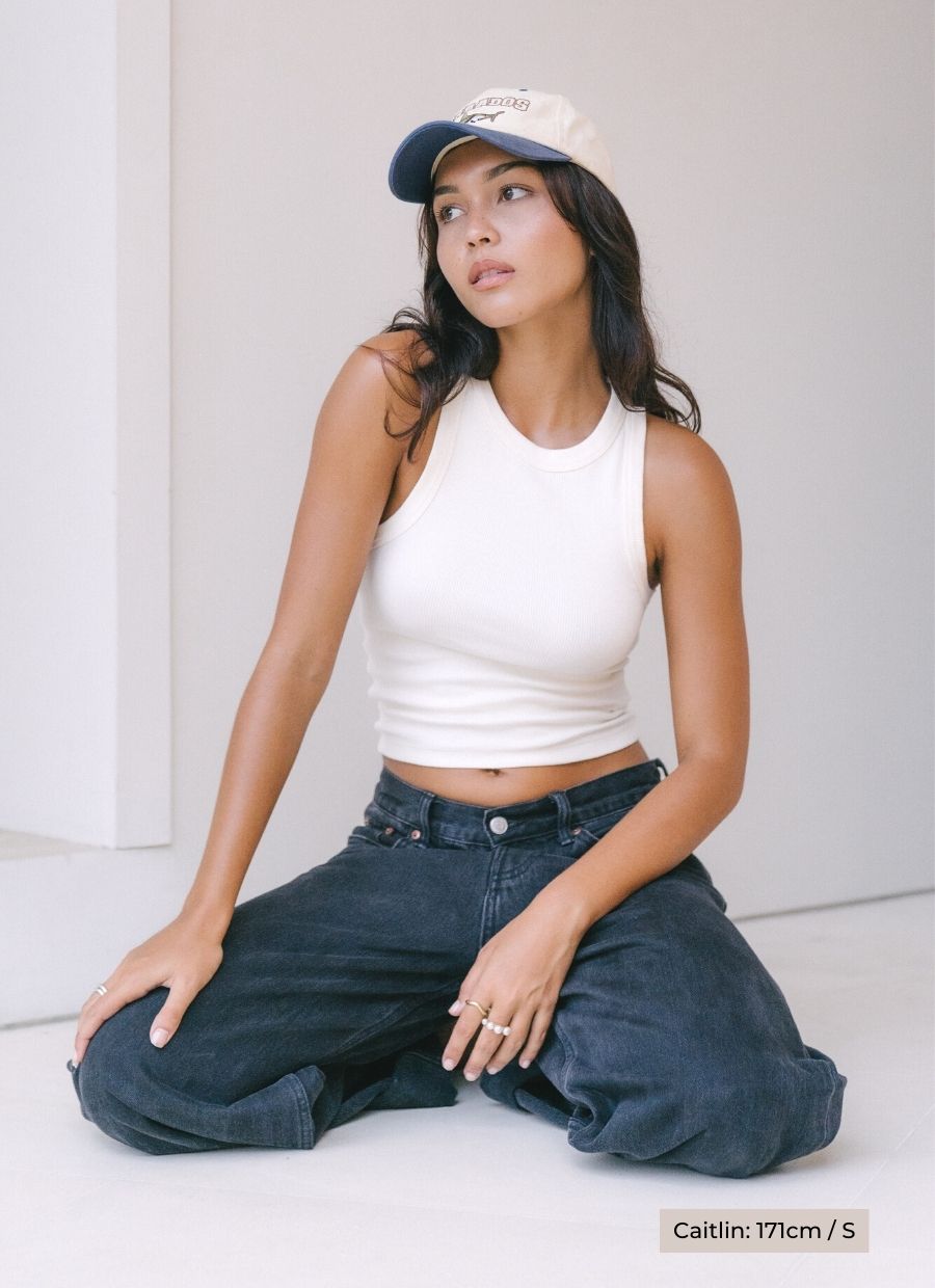 Leah Tank Top - Off-White - Narah Soleigh