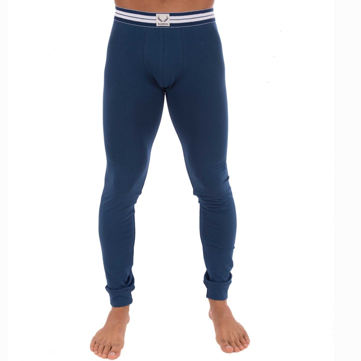 Legging homme bleu marine en coton bio - BLUEBUCK