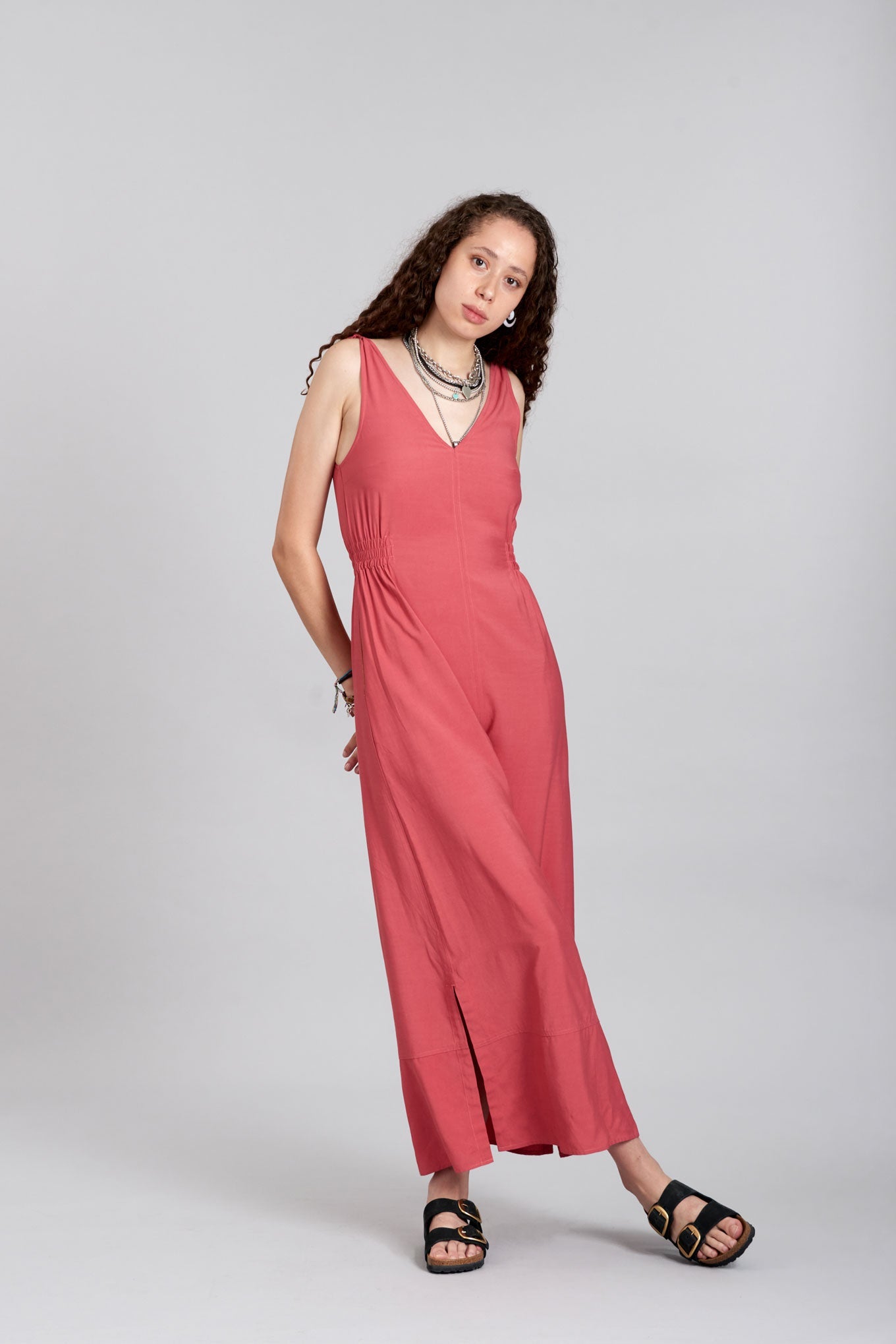 Pinkes Kleid Marnie aus Ecovero & Elasthan von Komodo