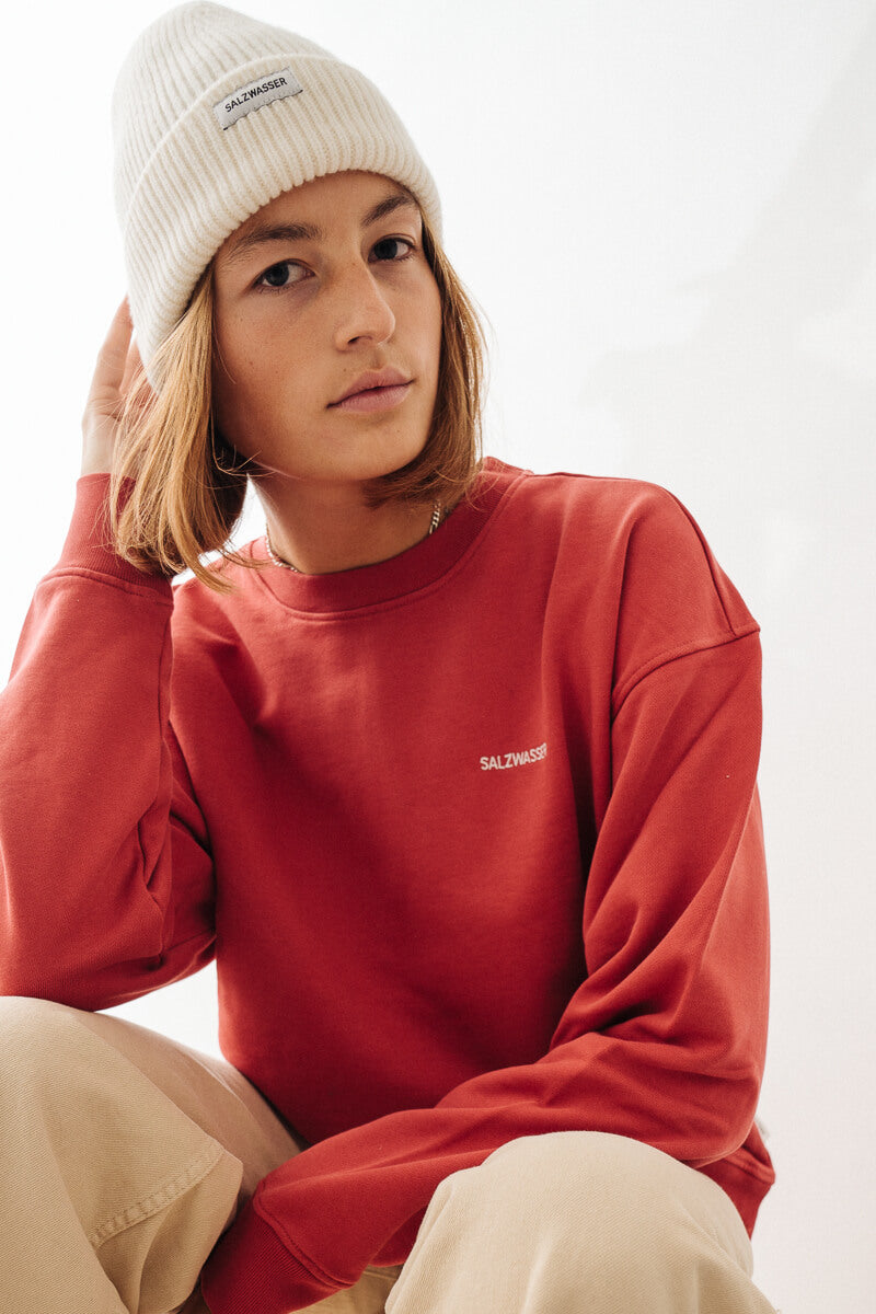 Nachhaltige Seemannsmütze von SALZWASSER aus Merinowolle in Creme