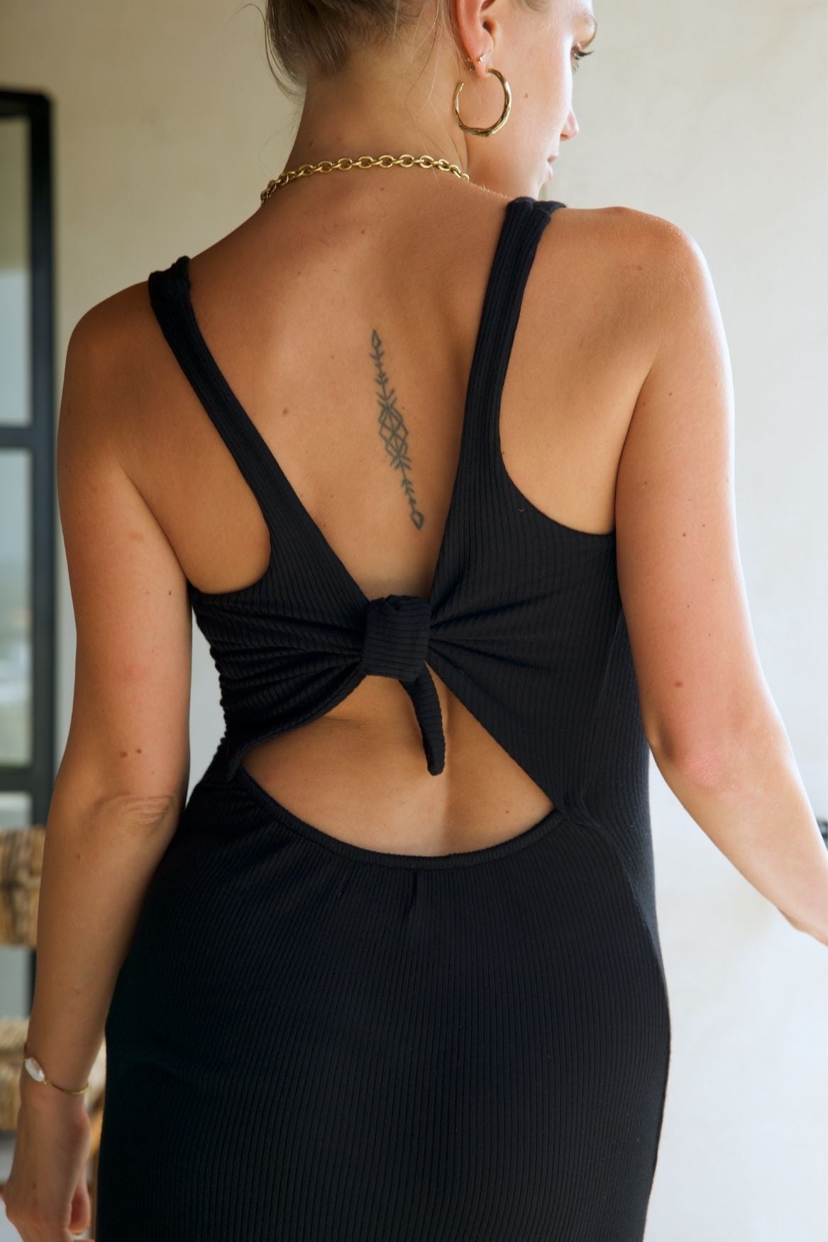 Midi Dress Francesca Modal - Black - Narah Soleigh | Luxe Line