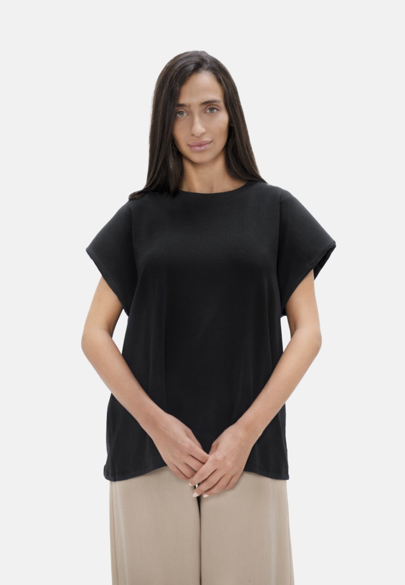 Schwarzes T-Shirt Muscat MCT aus Bio-Baumwolle von 1 People