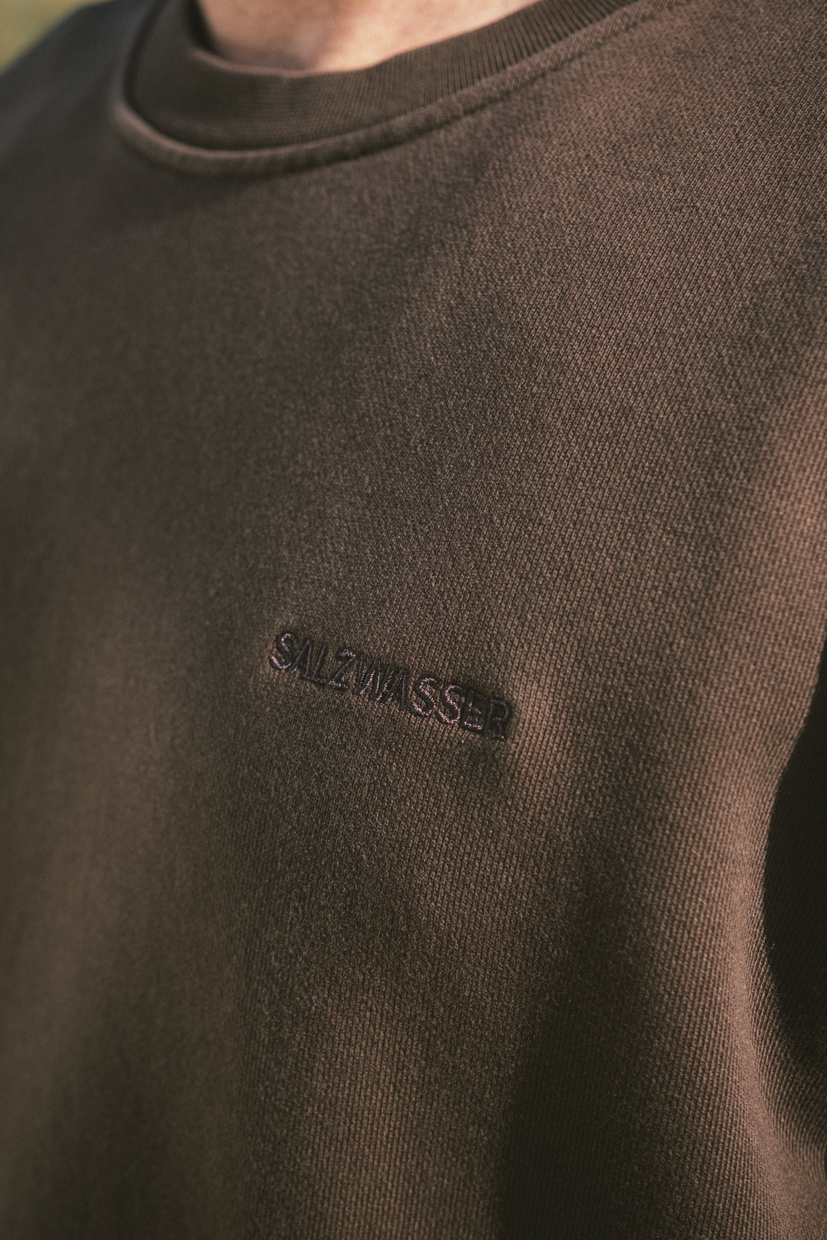 Sweater Fjord Braun aus Bio Baumwolle von Salzwasser