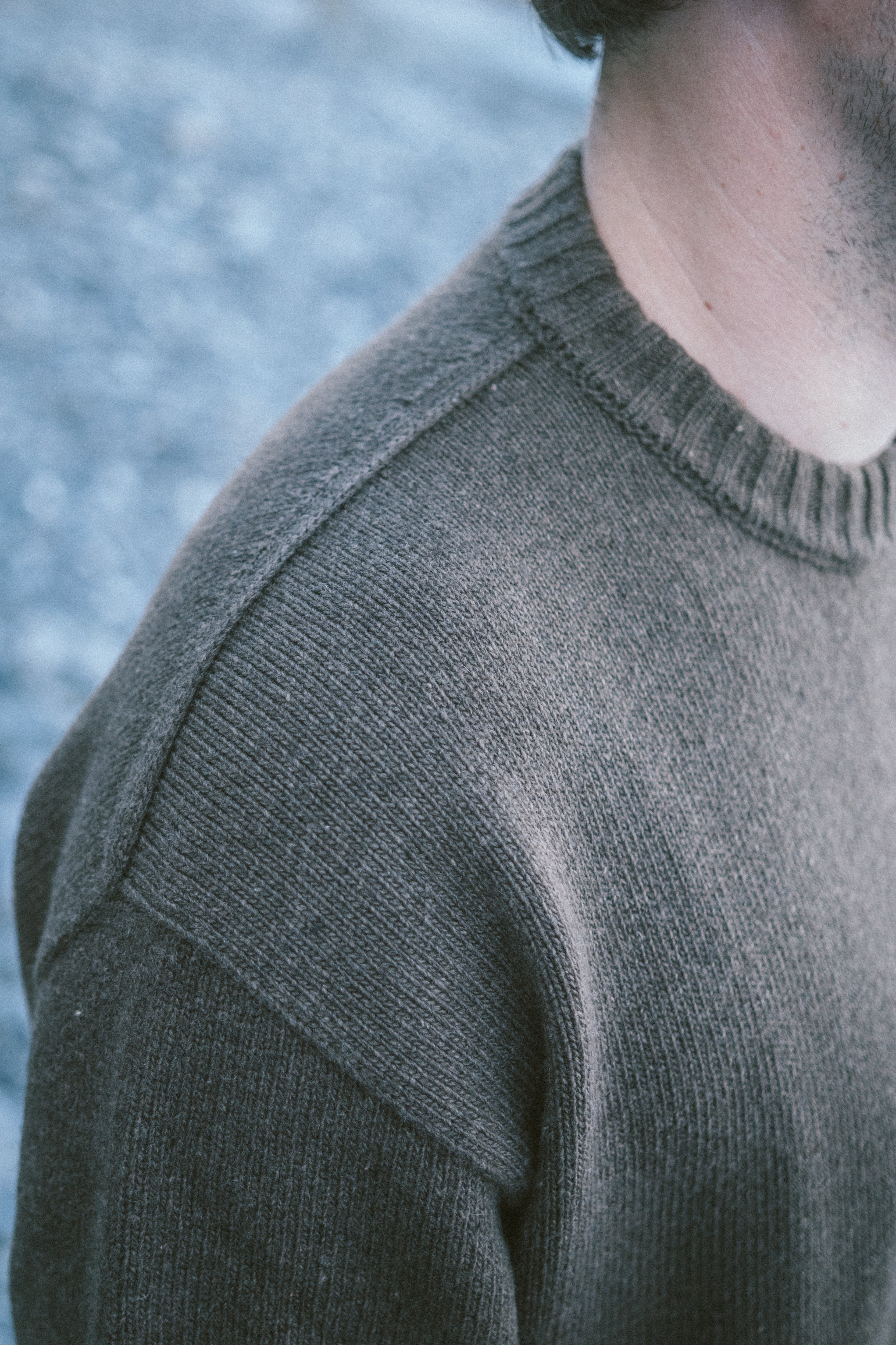 Wollpullover Toni Braun aus Merinowolle von Salzwasser