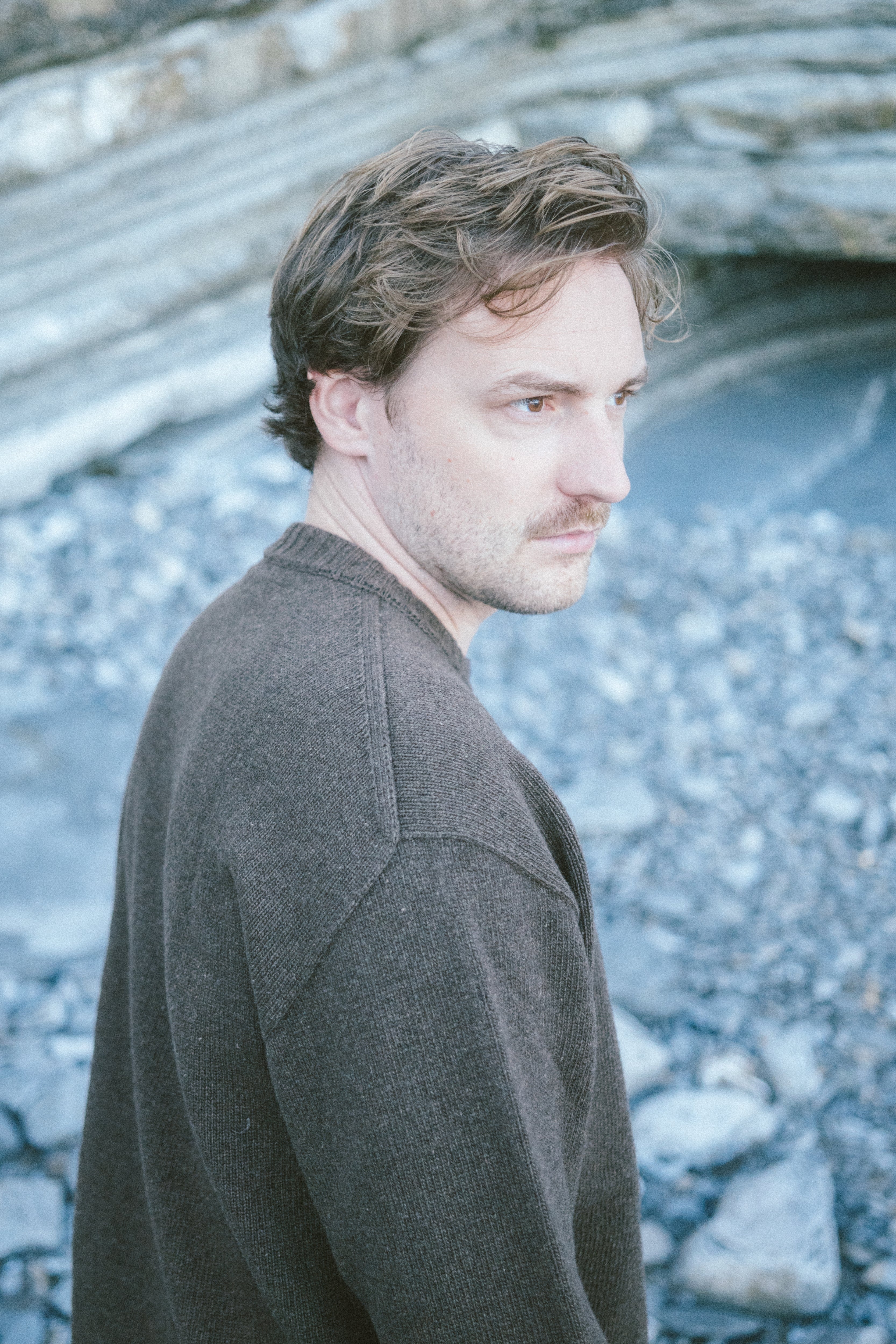 Wollpullover Toni Braun aus Merinowolle von Salzwasser