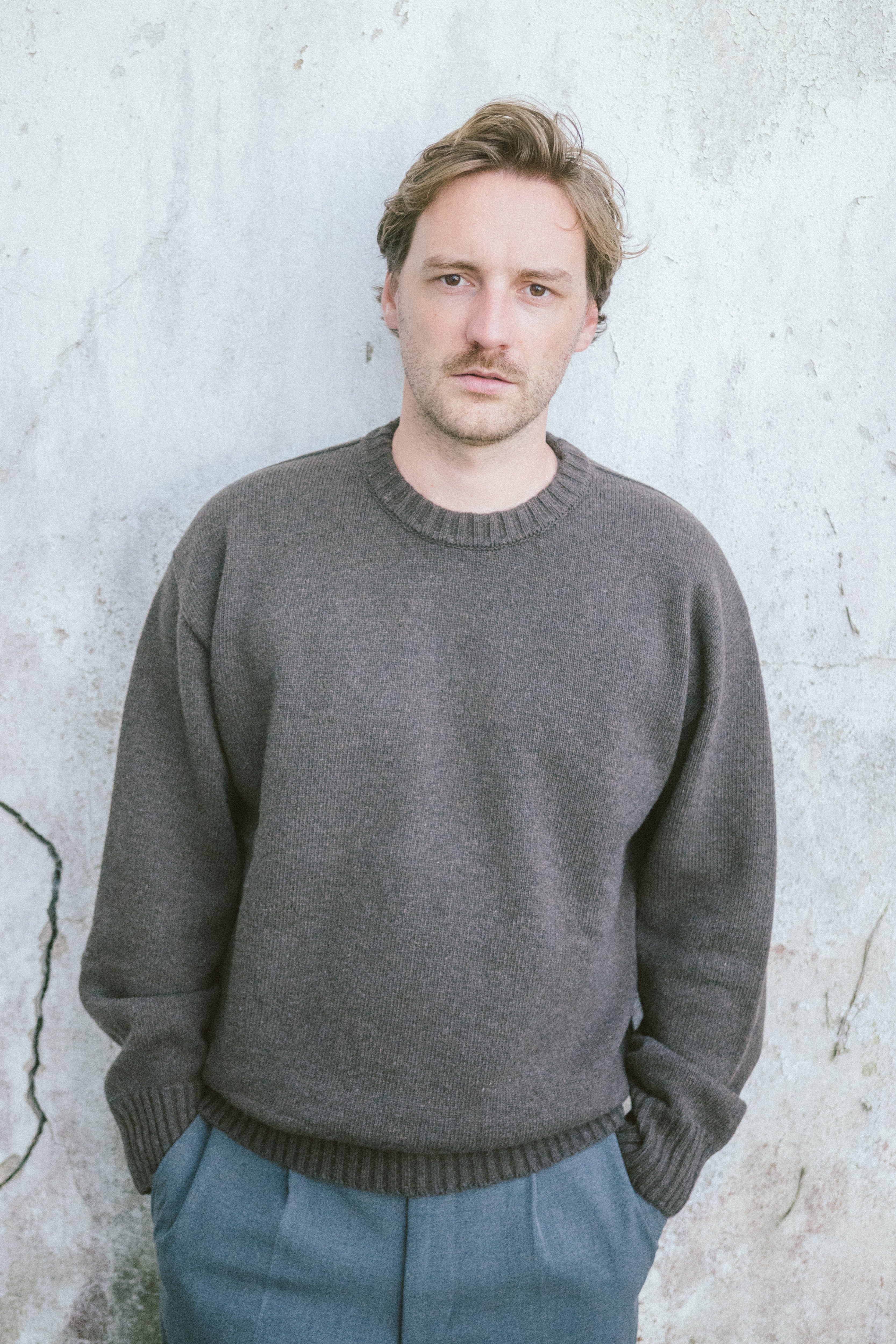 Wollpullover Toni Braun aus Merinowolle von Salzwasser