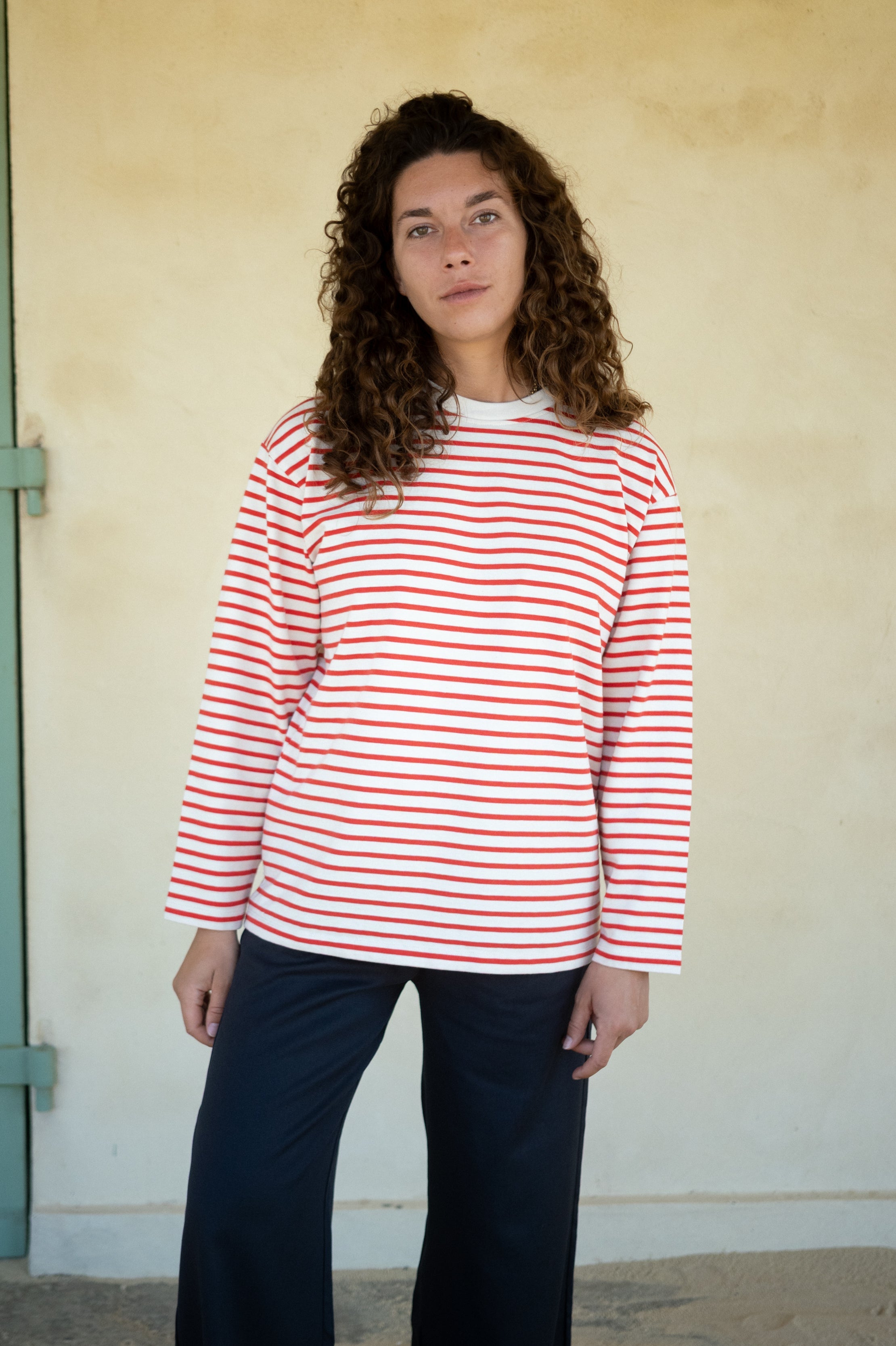 Gestreiftes Langarmshirt Stina aus Bio-Baumwolle von Salzwasser