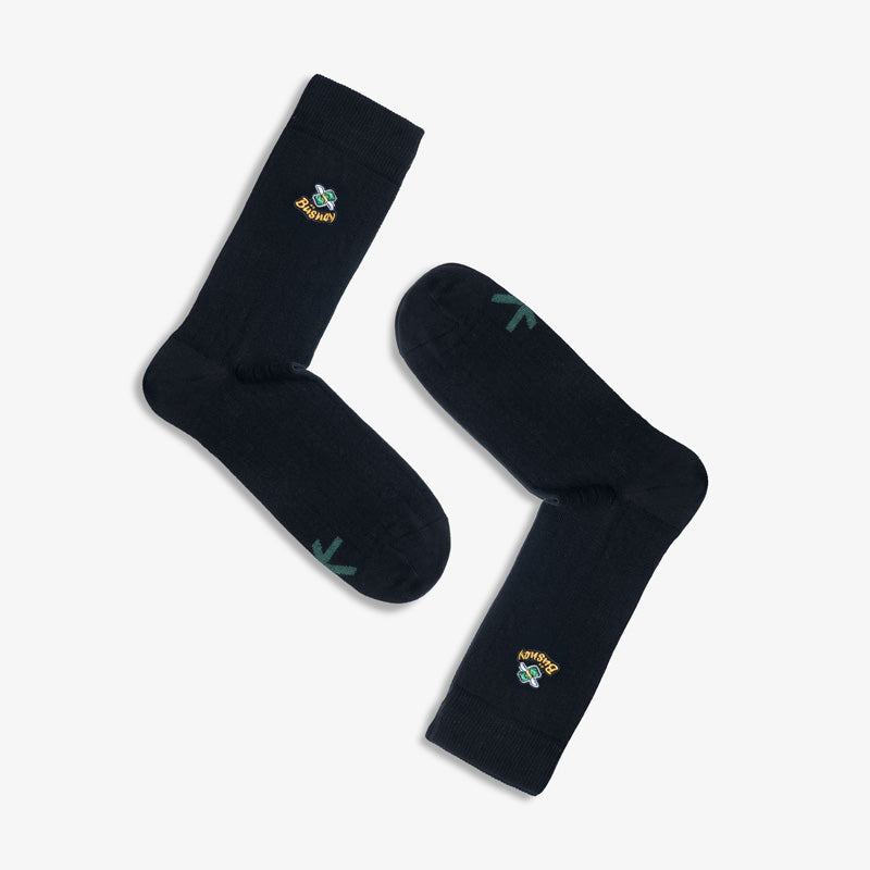 Schwarze Socken BÜSNEY aus Bio-Baumwolle von Paar Socks