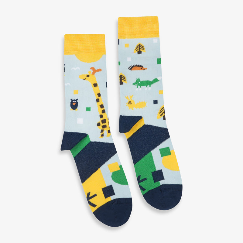 Bunte Socken ANIMALS Adults aus Bio-Baumwolle von Paar Socks