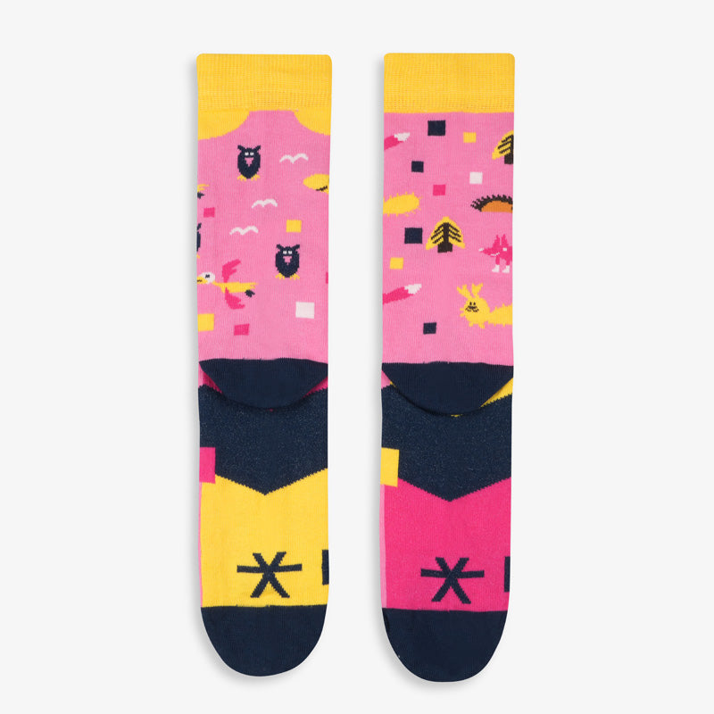 Bunte Socken ANIMALS Adults aus Bio-Baumwolle von Paar Socks