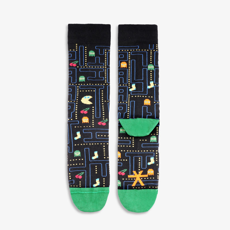 Schwarze Socken PACMAN aus Bio-Baumwolle von Paar Socks