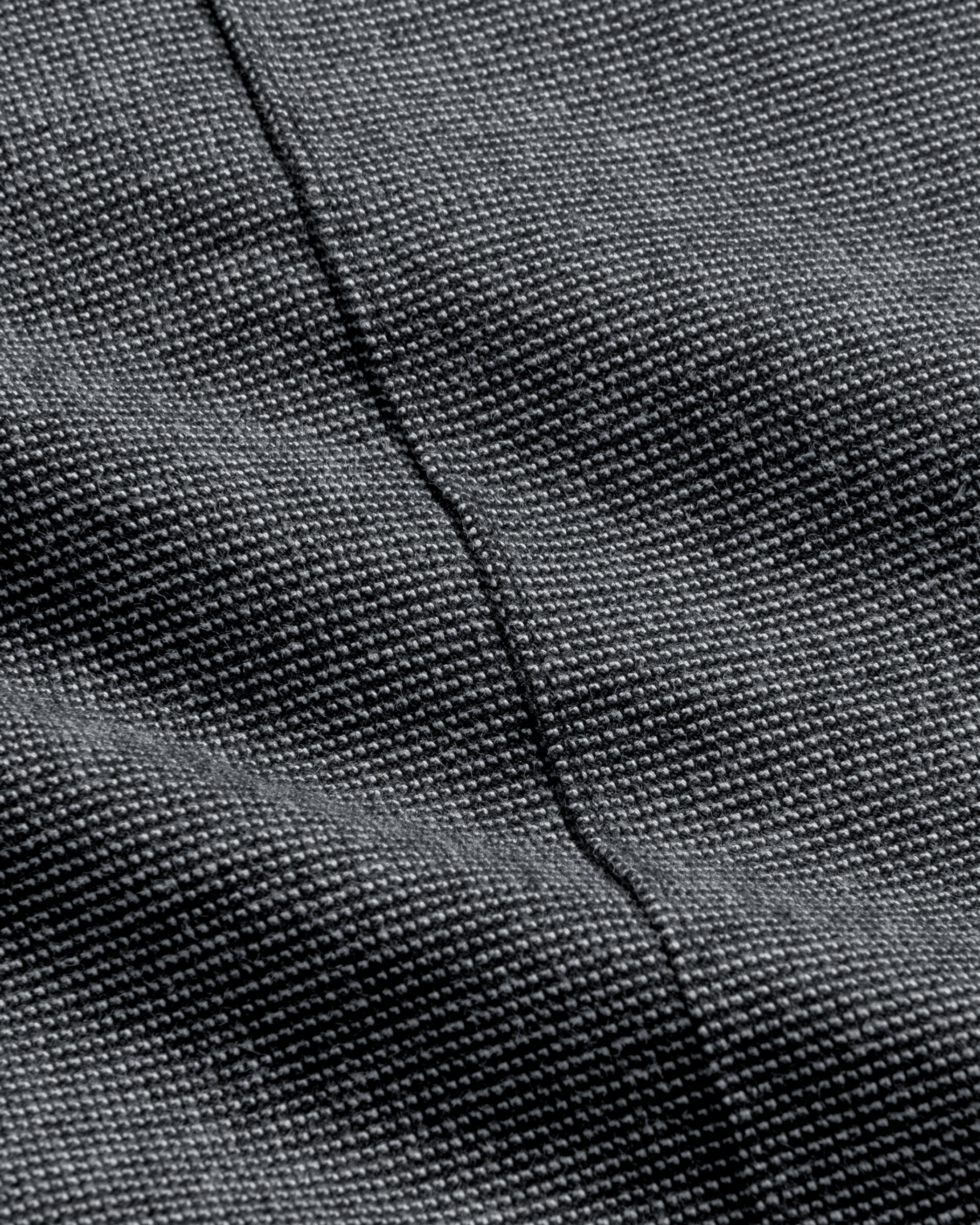Grau Melange Bundfaltenhose Weit aus Bio-Baumwolle von Rotholz