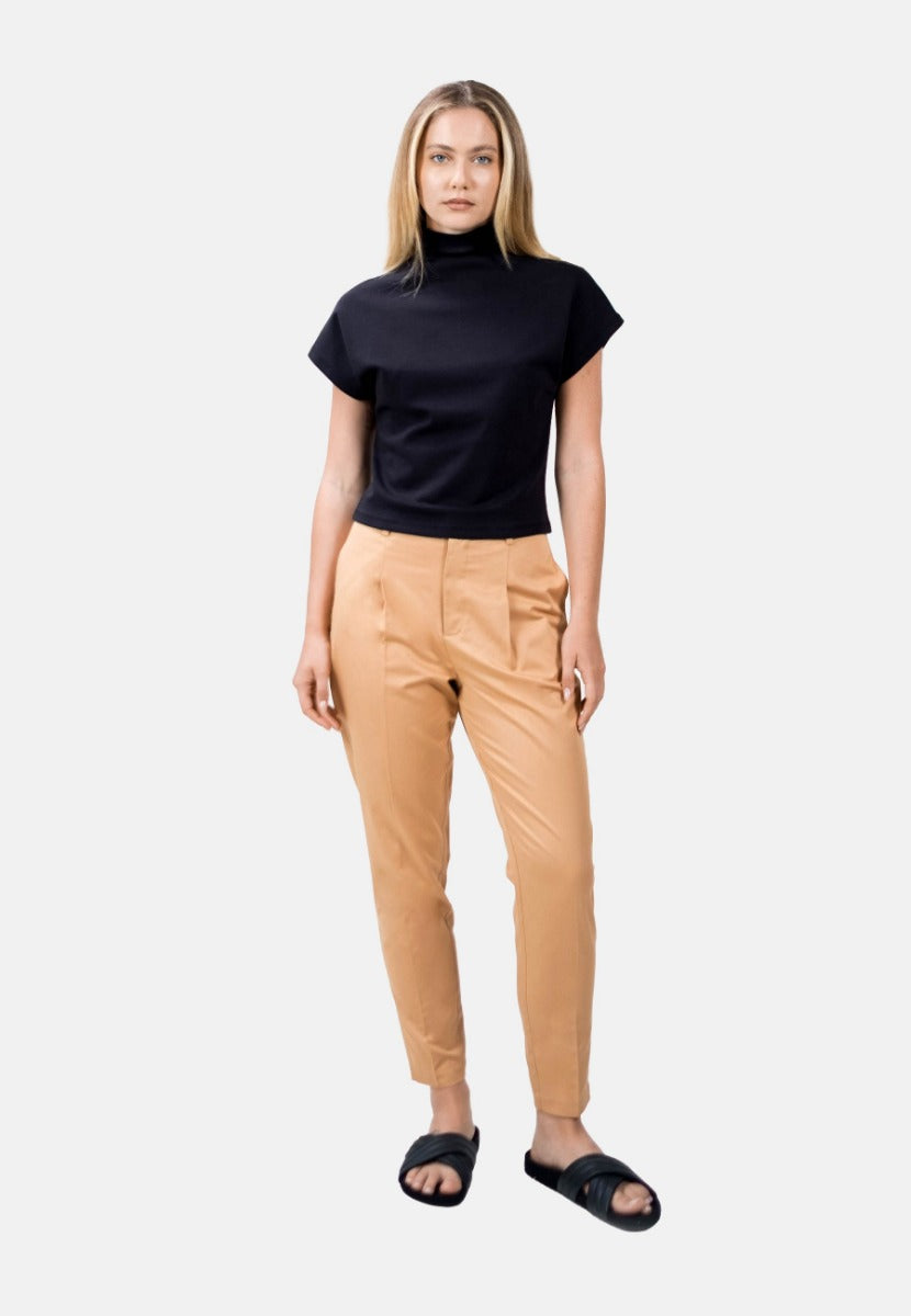 Light brown Salo QVD trousers made from 100% organic cotton by 1 People