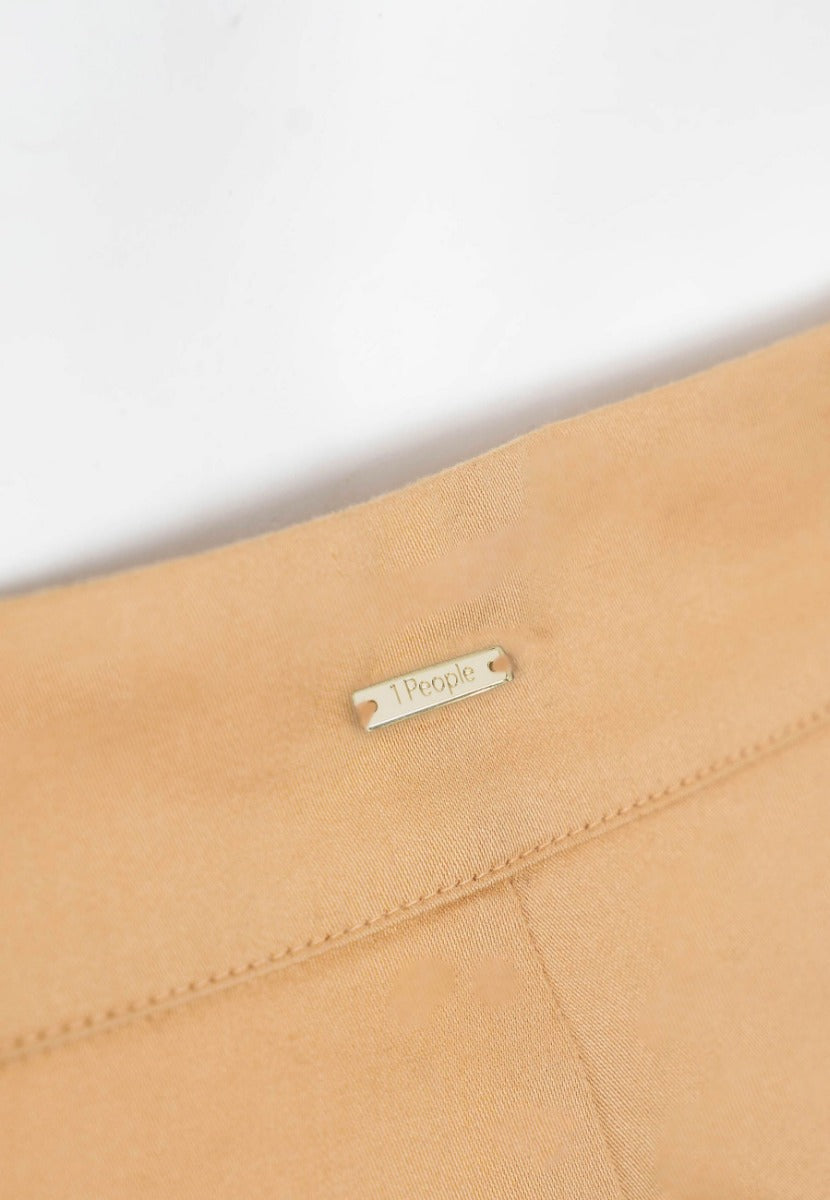 Light brown Salo QVD trousers made from 100% organic cotton by 1 People