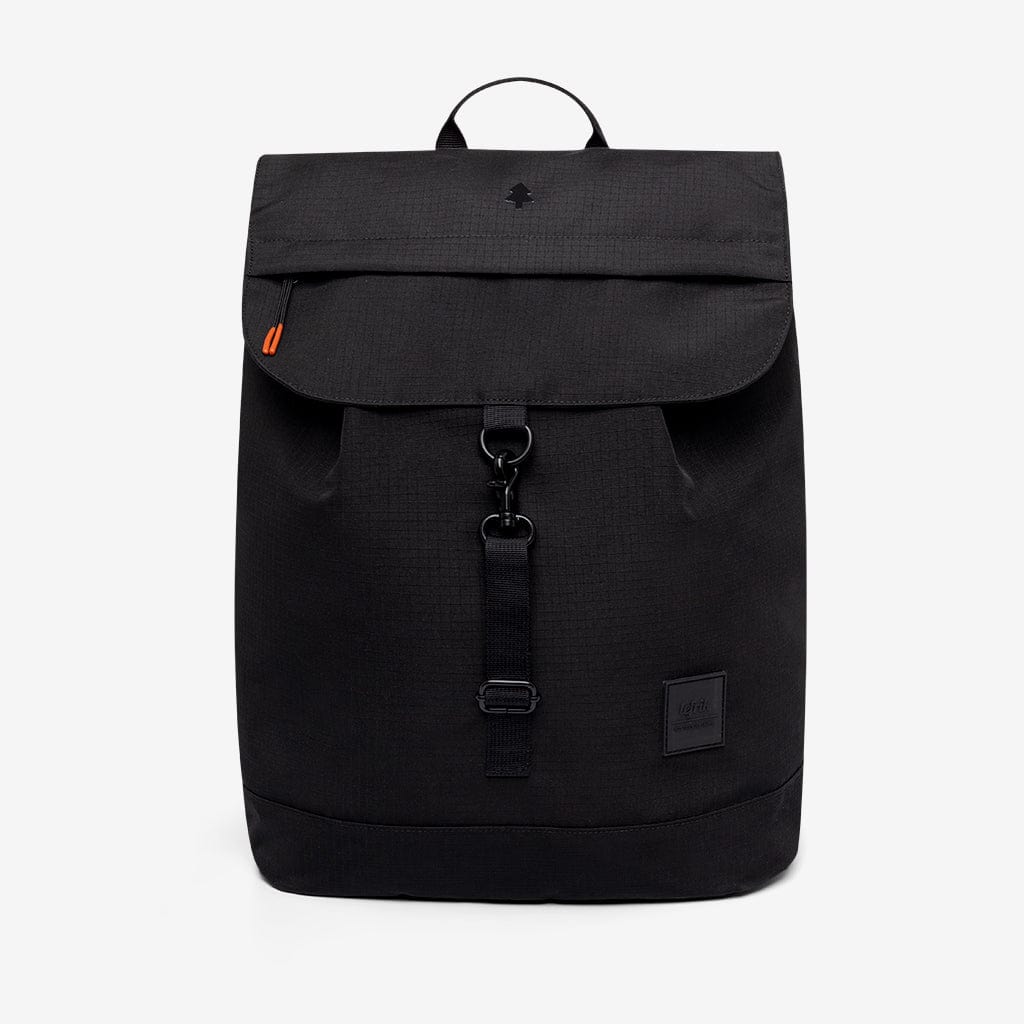 Schwarzer Rucksack Scout Metal Vandra aus recyceltem PET von Lefrik