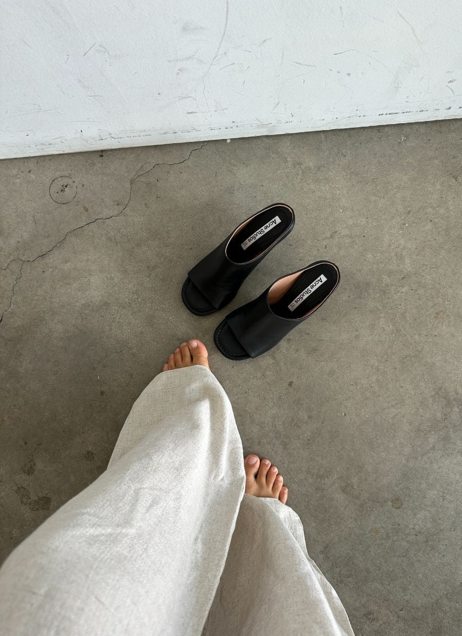 Selma Linen Pant - Ecru - Narah Soleigh | Luxe Line